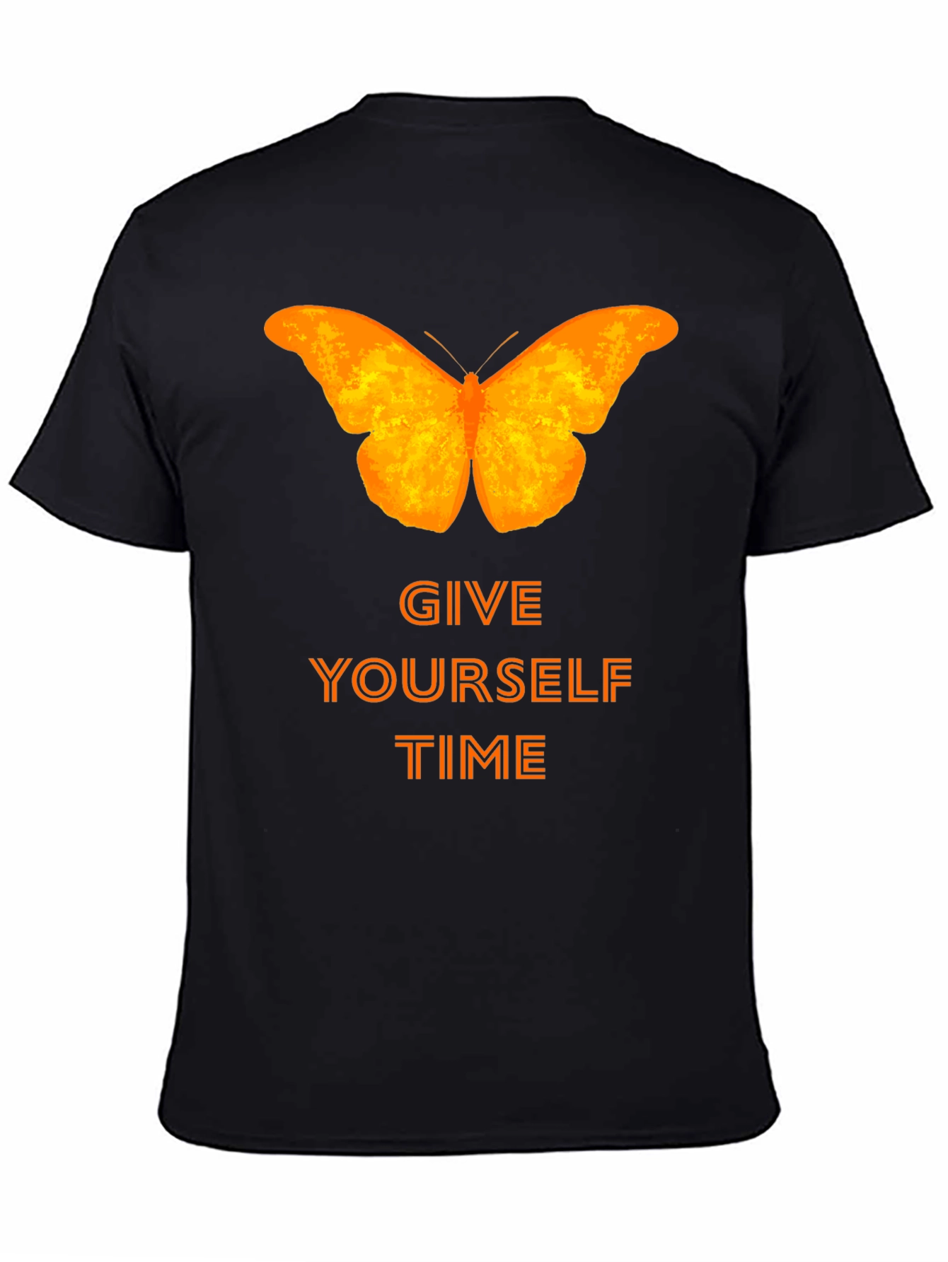 Butterfly Graphic T-Shirt: Give Yourself Time