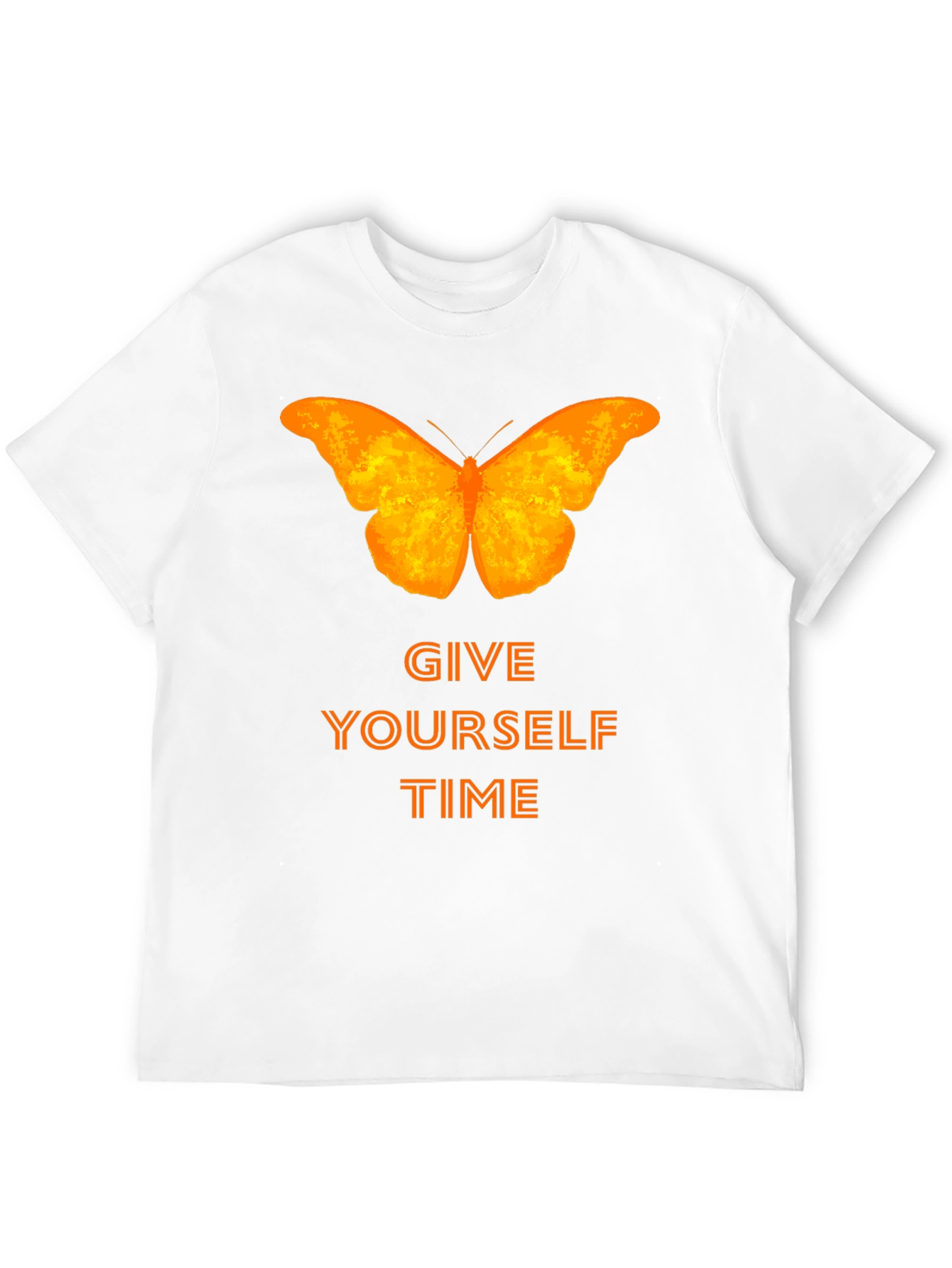 Butterfly Graphic T-Shirt: Give Yourself Time