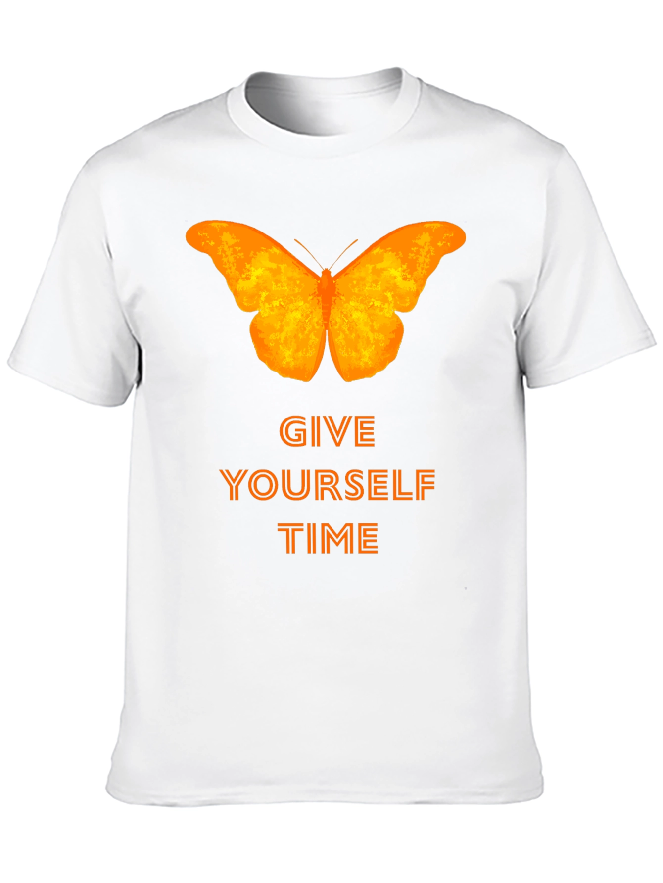 Butterfly Graphic T-Shirt: Give Yourself Time