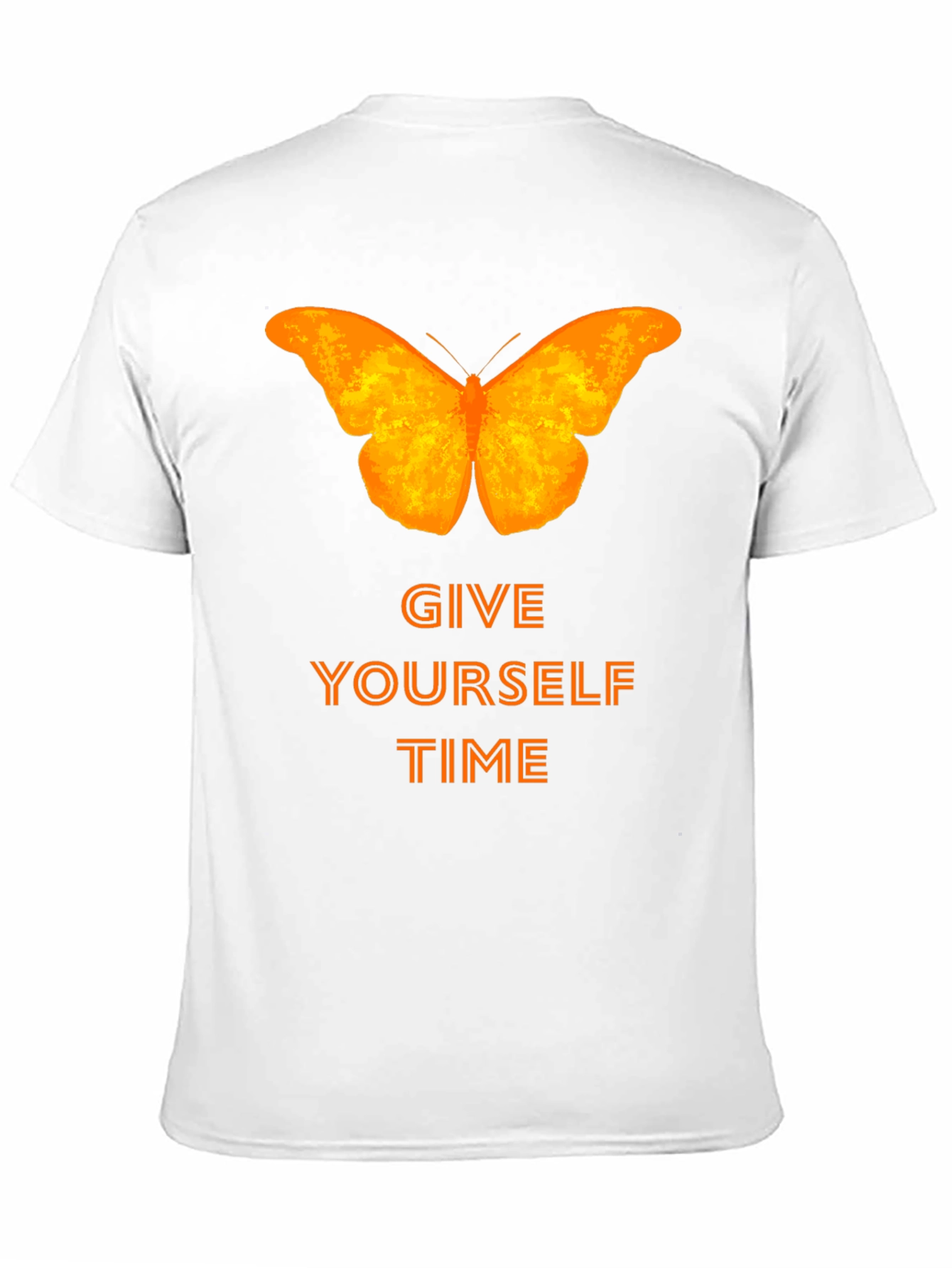 Butterfly Graphic T-Shirt: Give Yourself Time