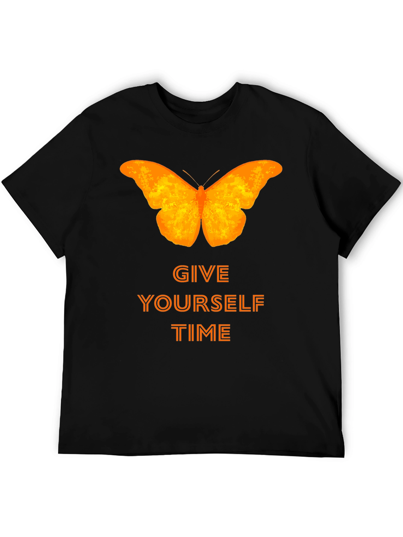 Butterfly Graphic T-Shirt: Give Yourself Time