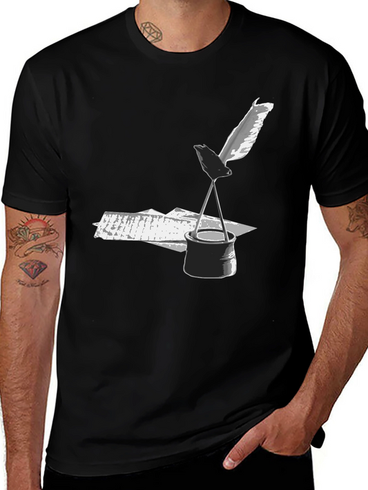 Inkwell & Quill Graphic Tee - Black