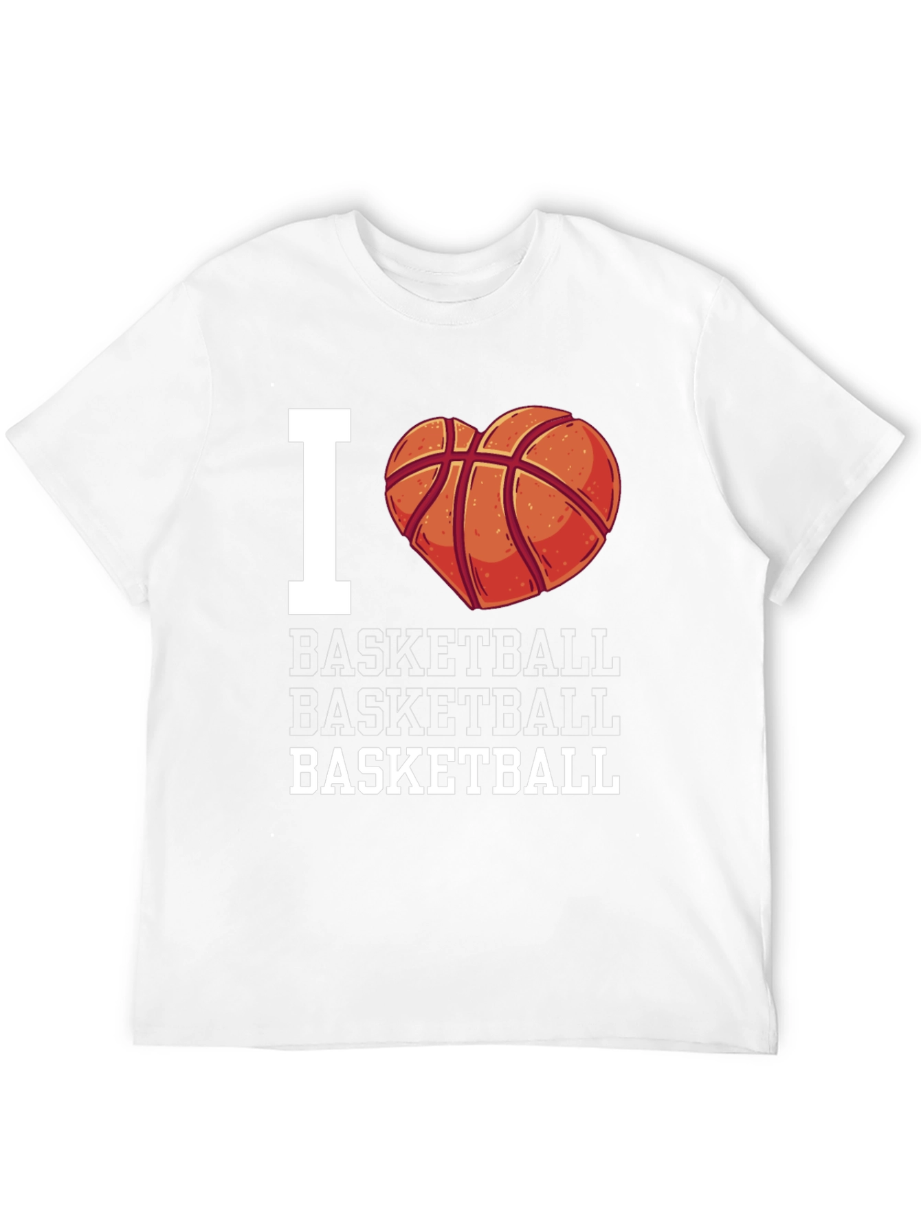 I Heart Basketball T-Shirt - Fan Apparel
