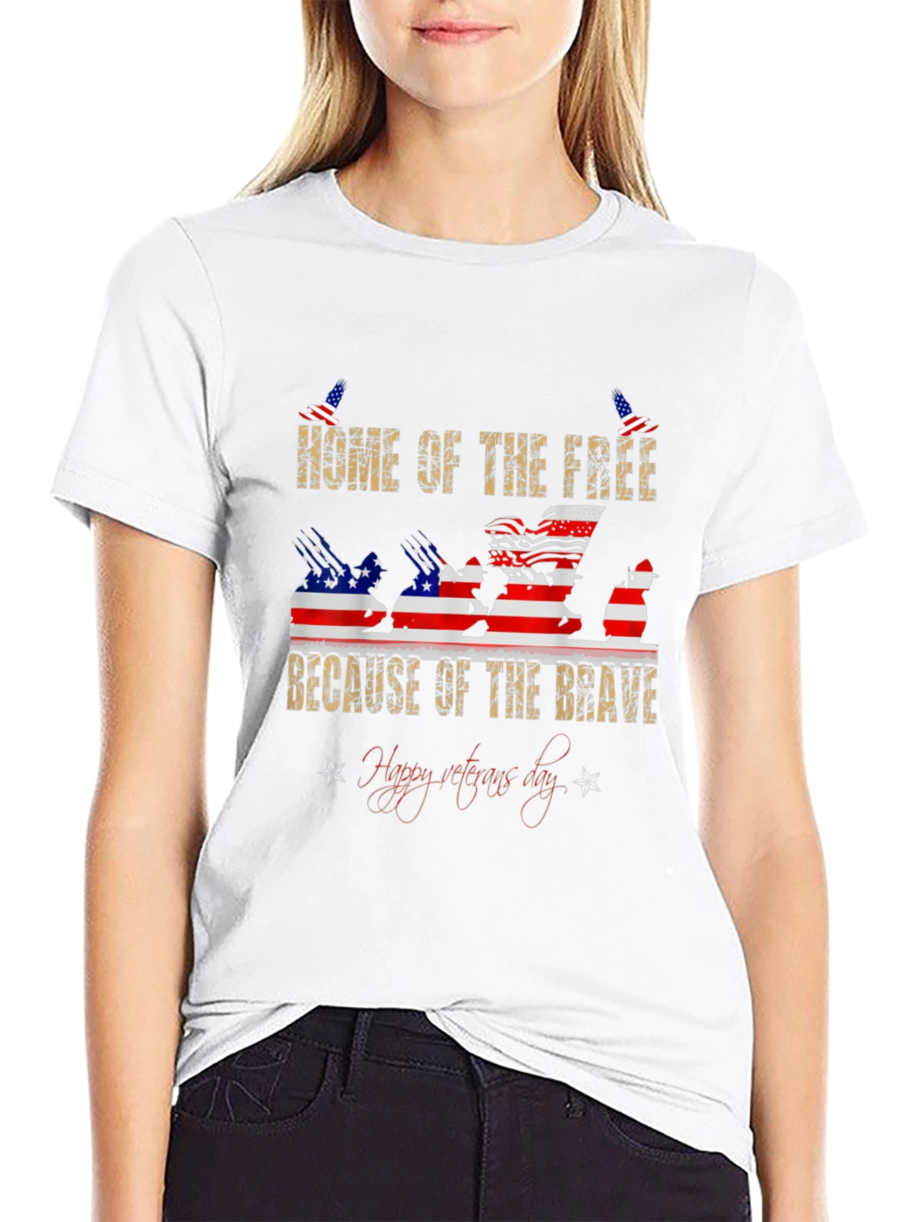 Home of the Free Patriotic T-Shirt