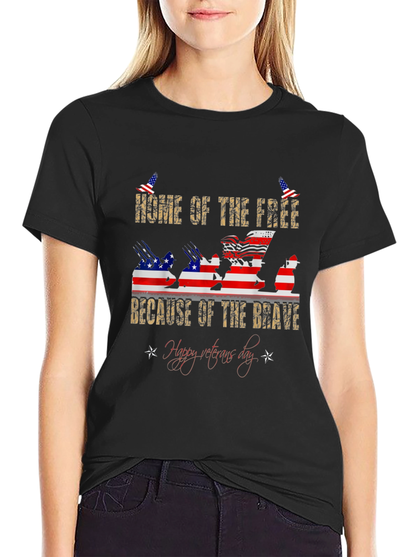 Home of the Free Patriotic T-Shirt