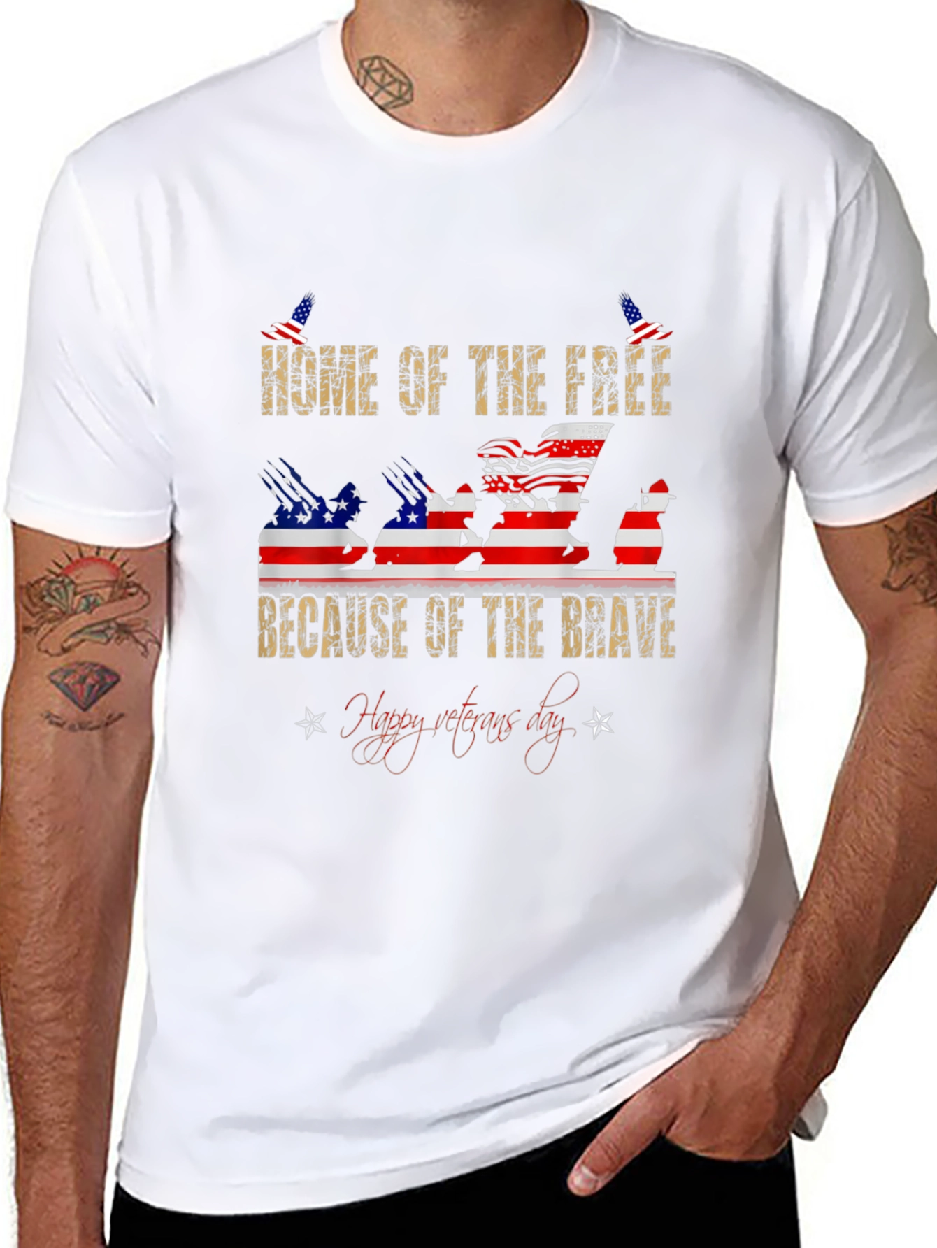 Home of the Free Patriotic T-Shirt