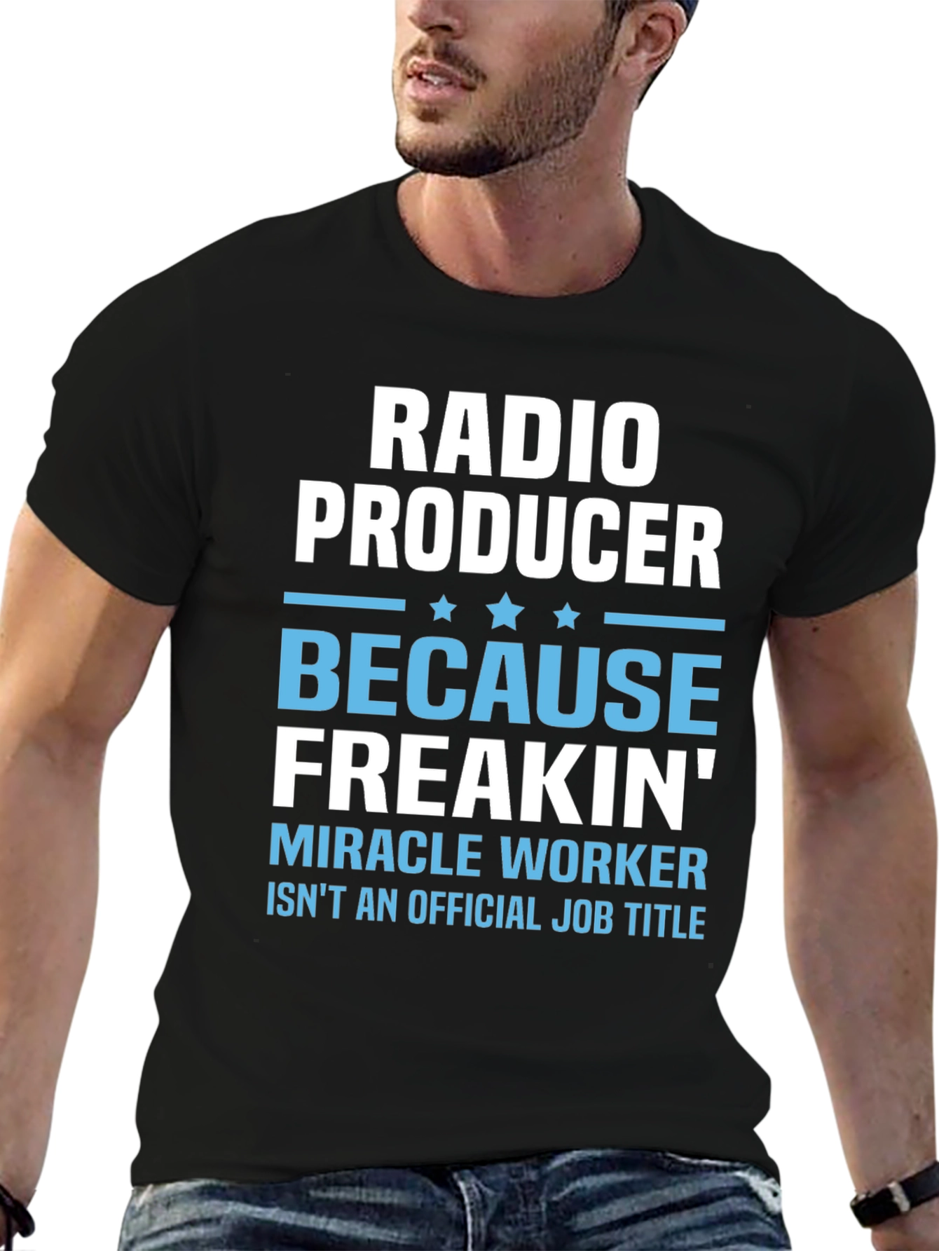 Radio Producer Funny Job Title T-Shirt