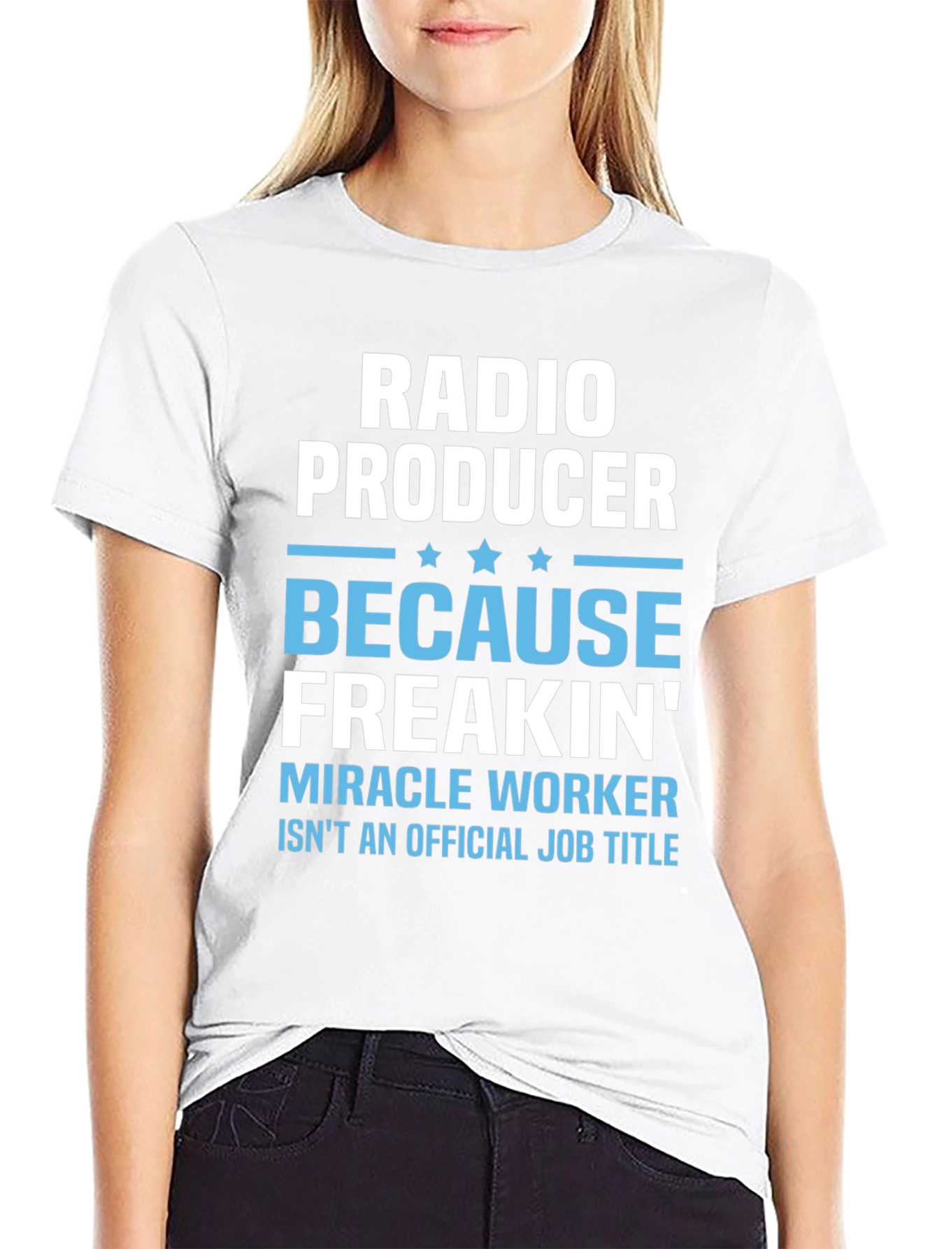 Radio Producer Funny Job Title T-Shirt