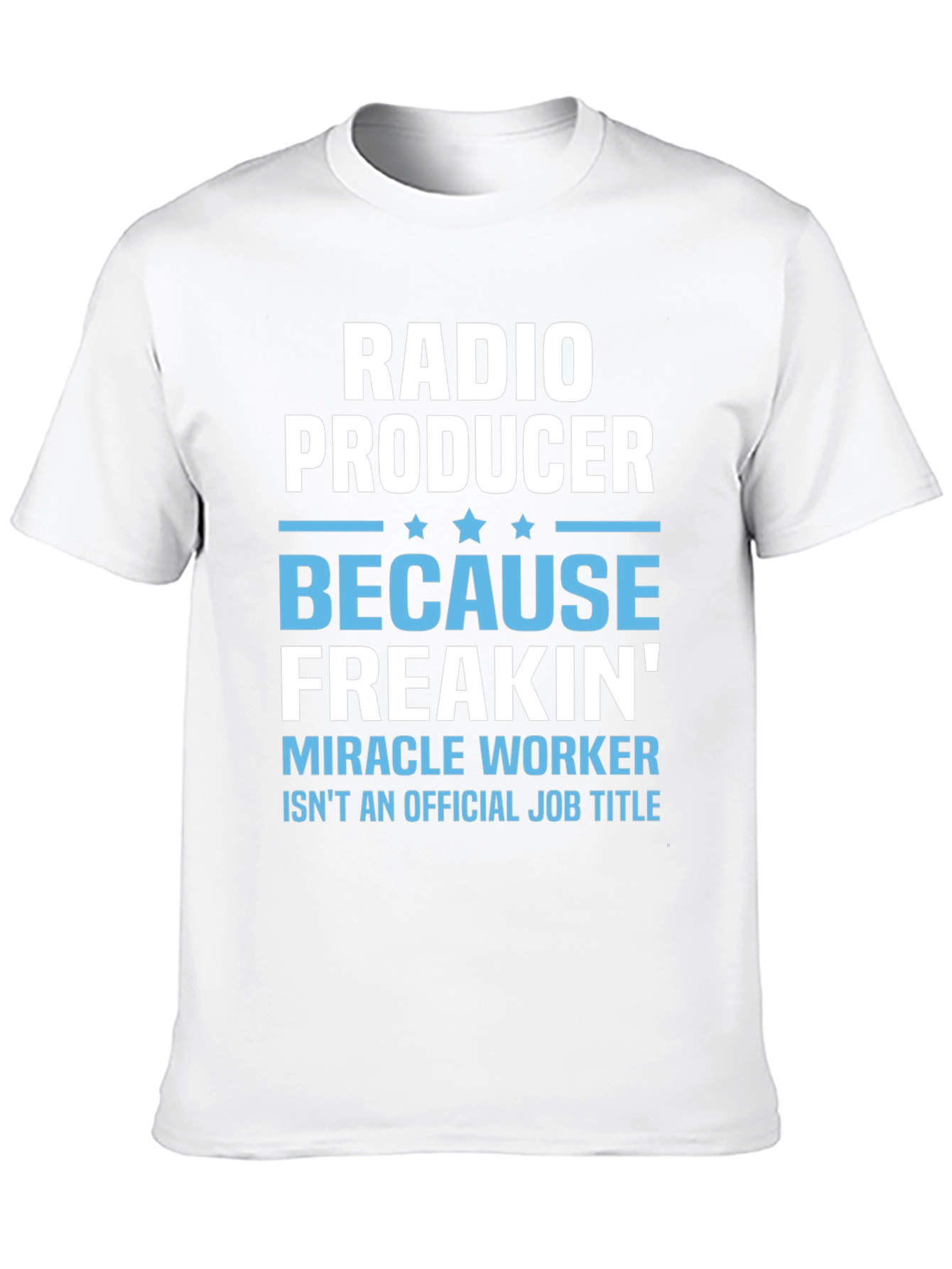 Radio Producer Funny Job Title T-Shirt