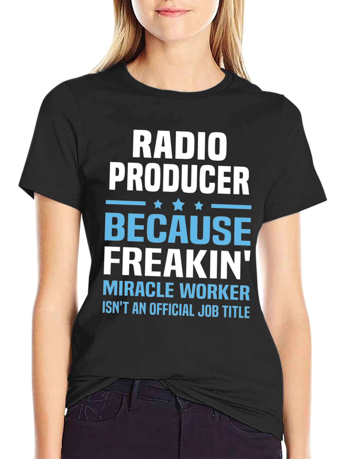 Radio Producer Funny Job Title T-Shirt
