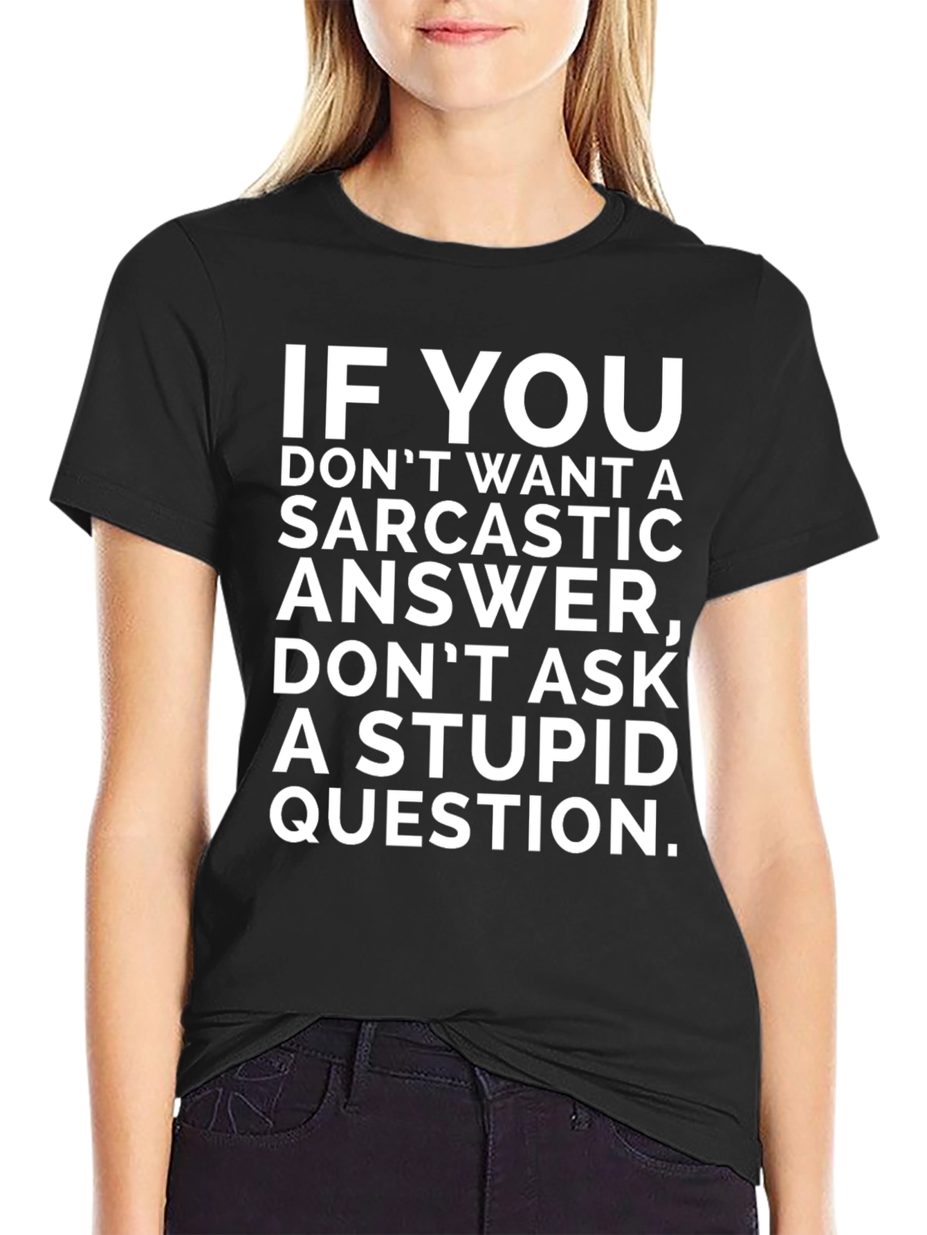 Sarcastic Answer T-Shirt Funny Novelty Tee