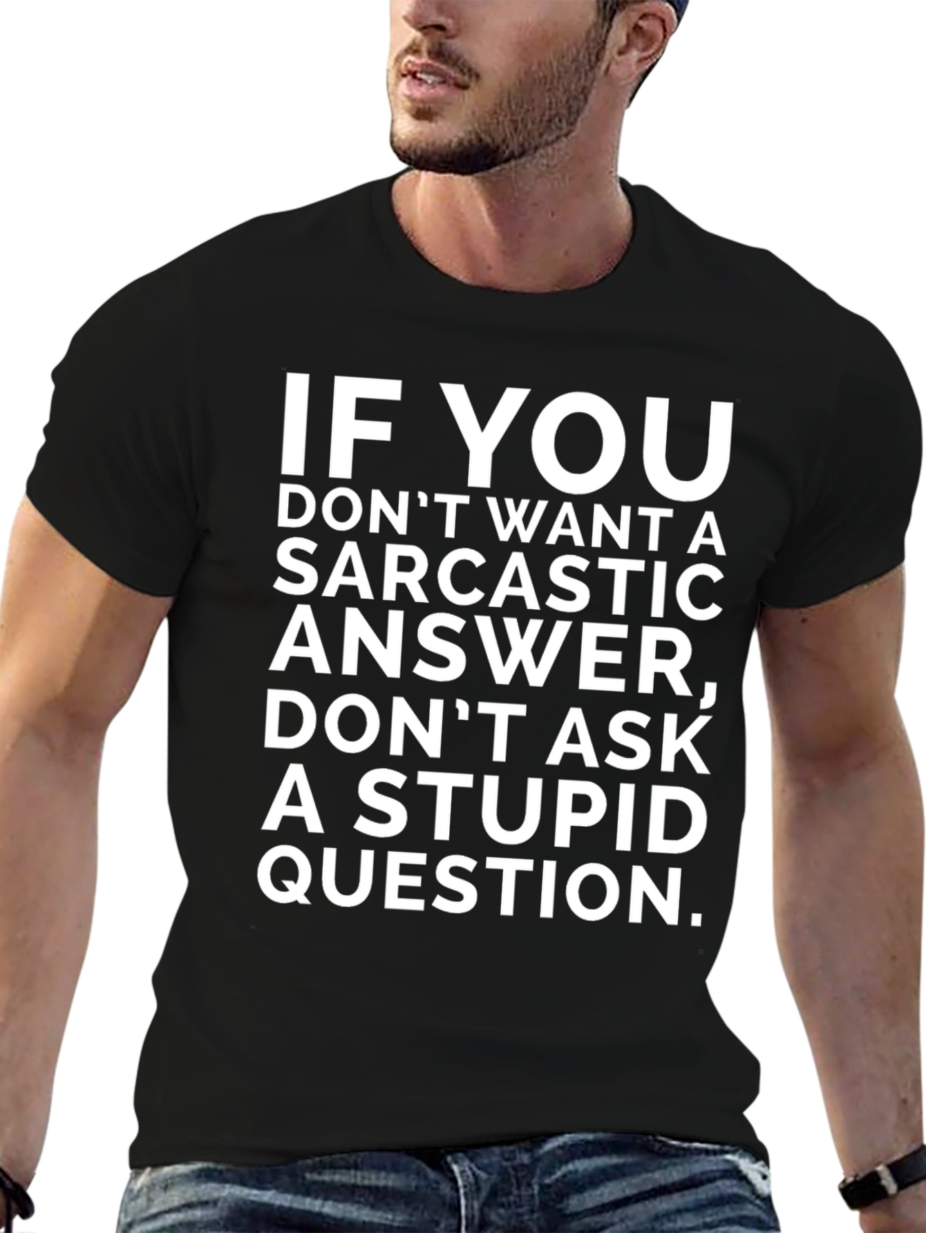 Sarcastic Answer T-Shirt Funny Novelty Tee