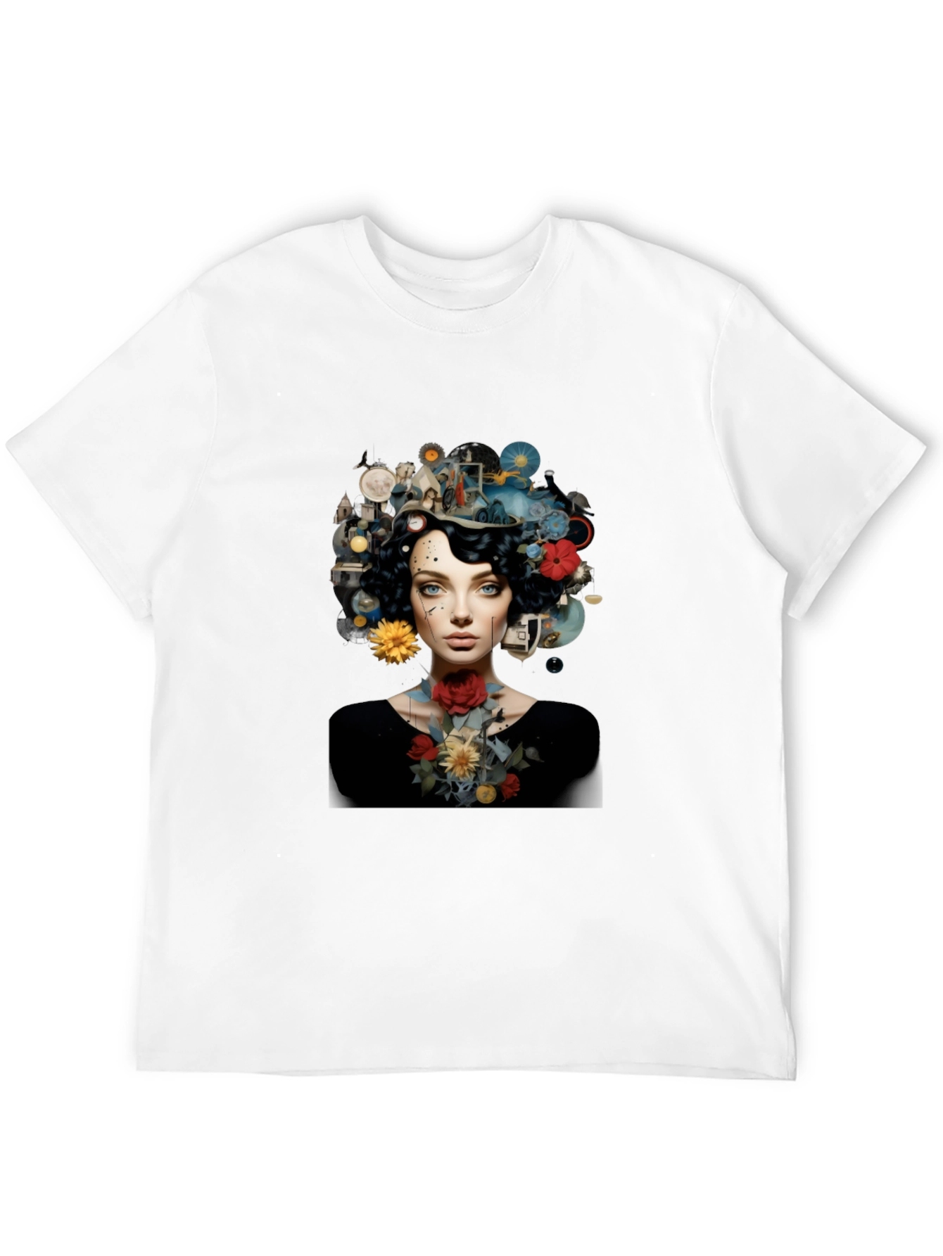 Surreal Portrait Tee - Artistic Fashion