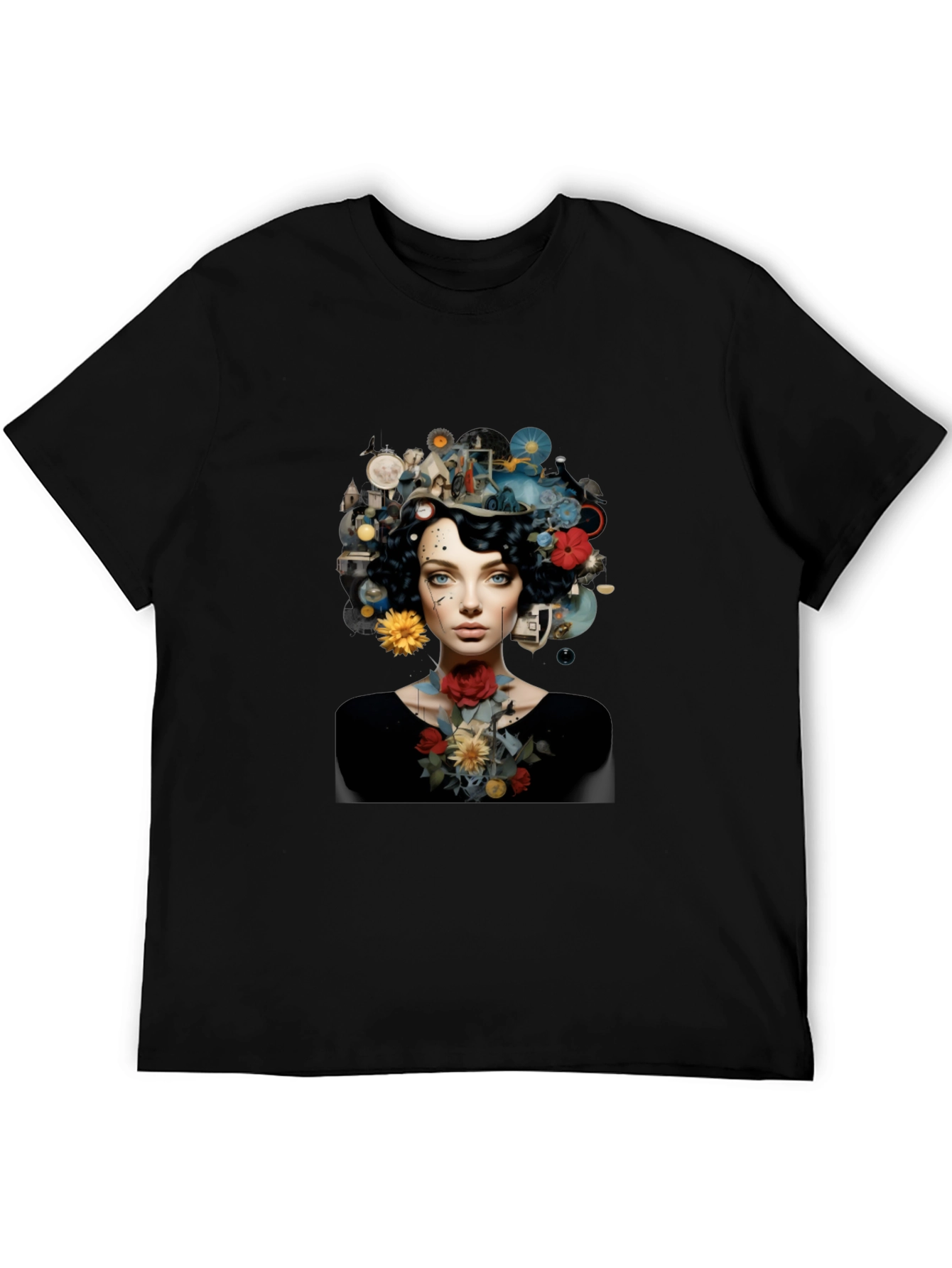 Surreal Portrait Tee - Artistic Fashion