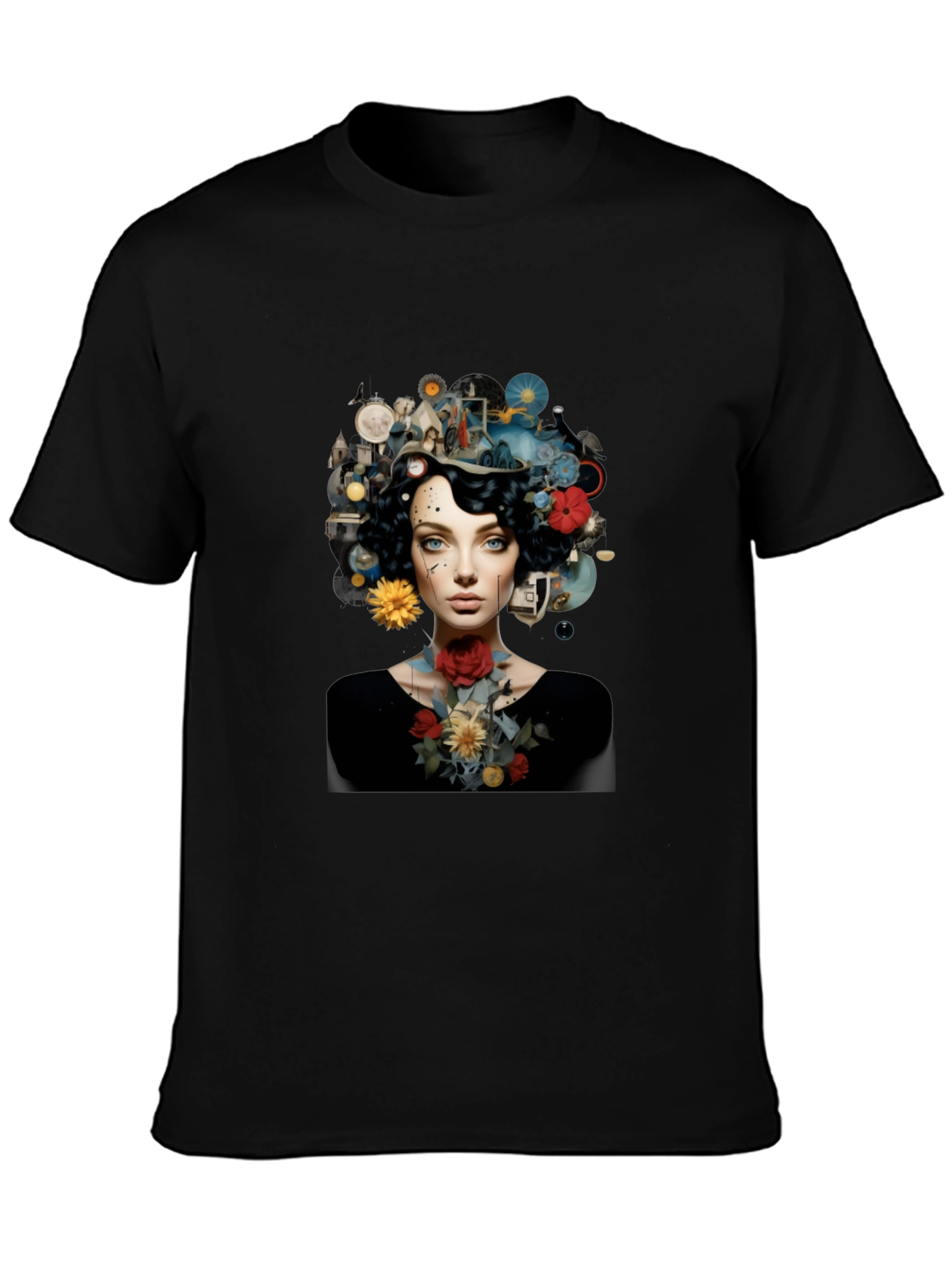 Surreal Portrait Tee - Artistic Fashion