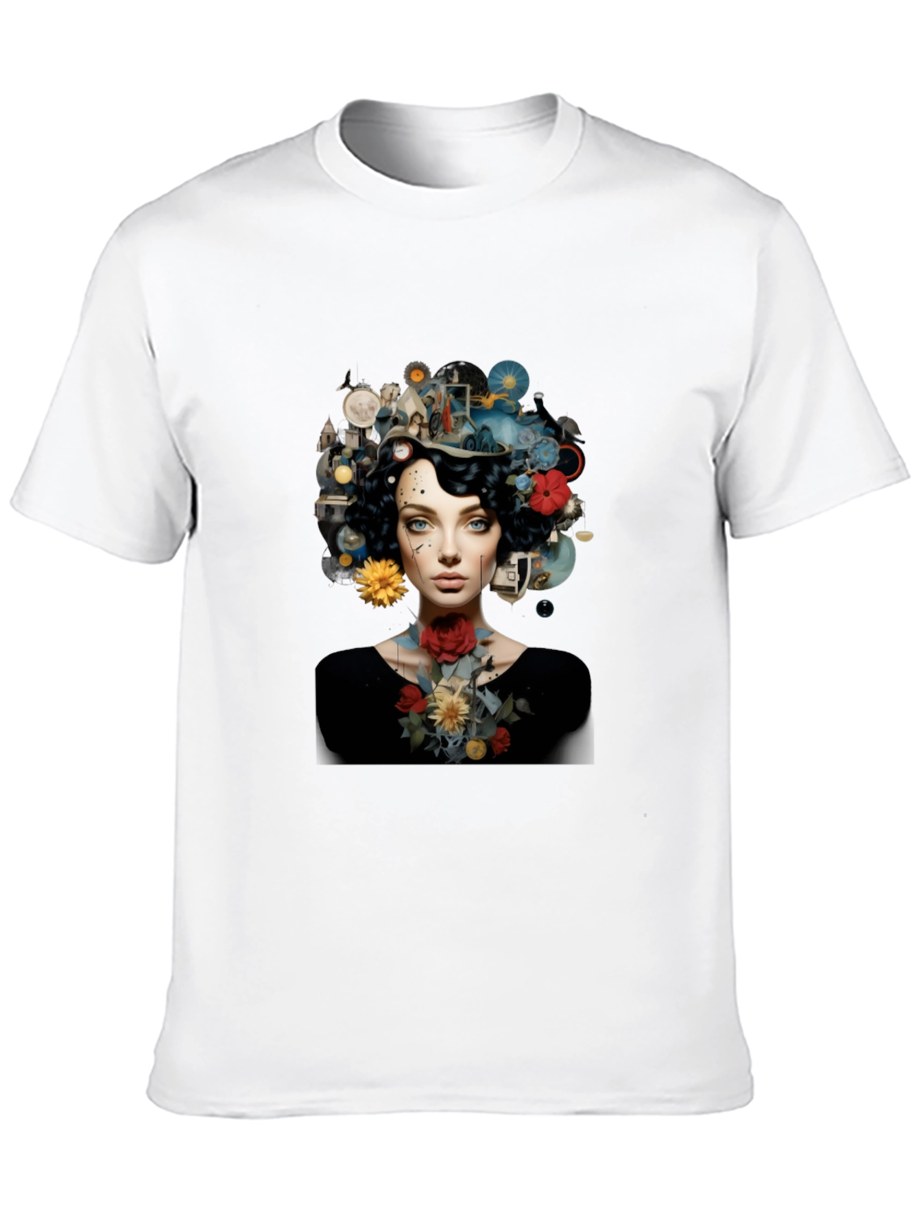 Surreal Portrait Tee - Artistic Fashion