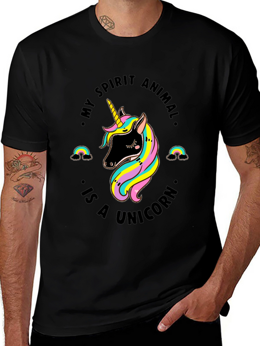 Unicorn Spirit Animal Graphic Tee