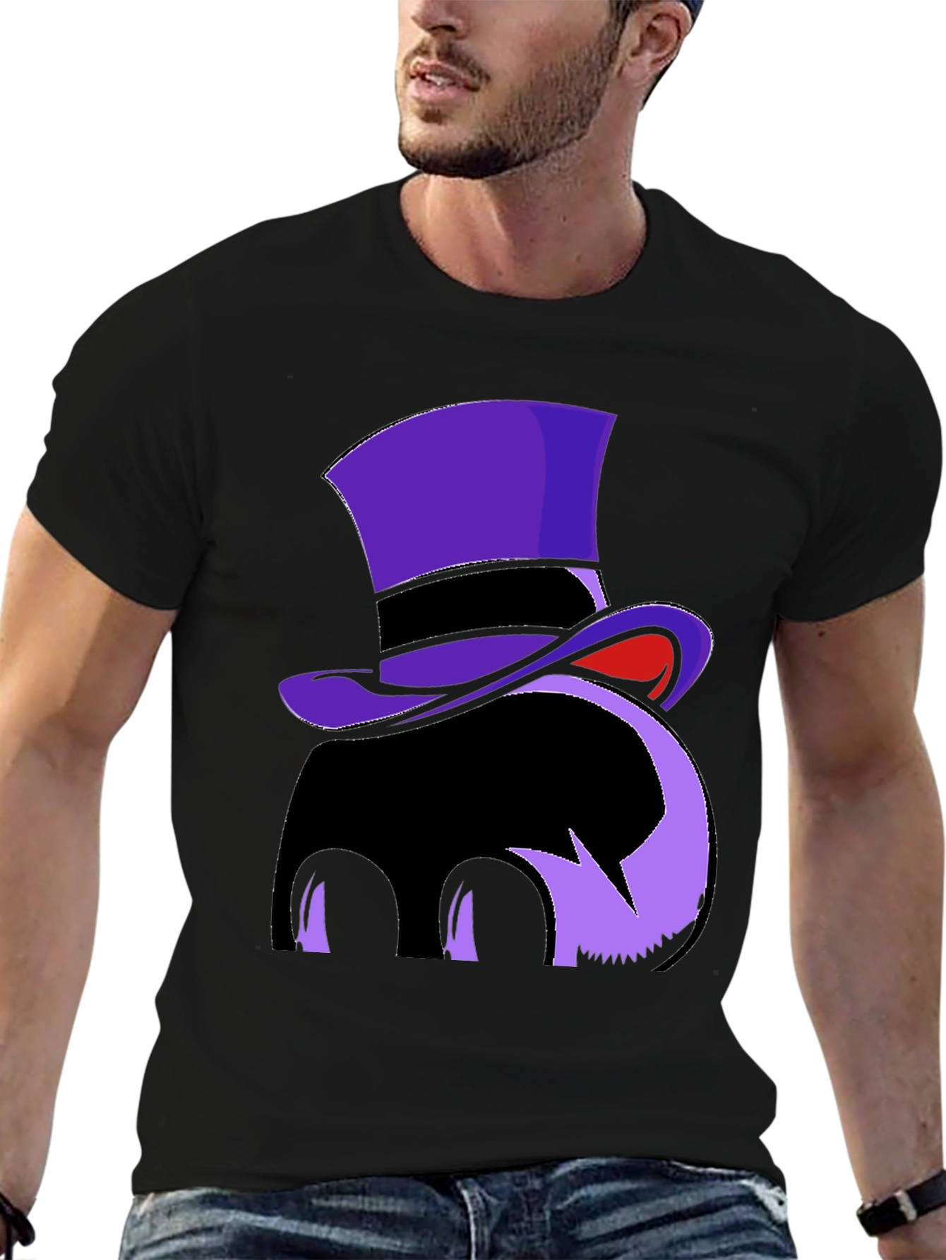 Top Hat Monster Graphic Tee