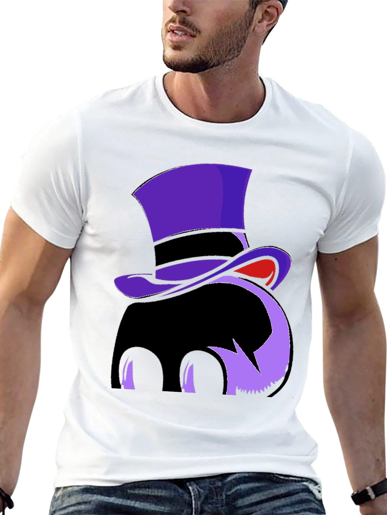 Top Hat Monster Graphic Tee