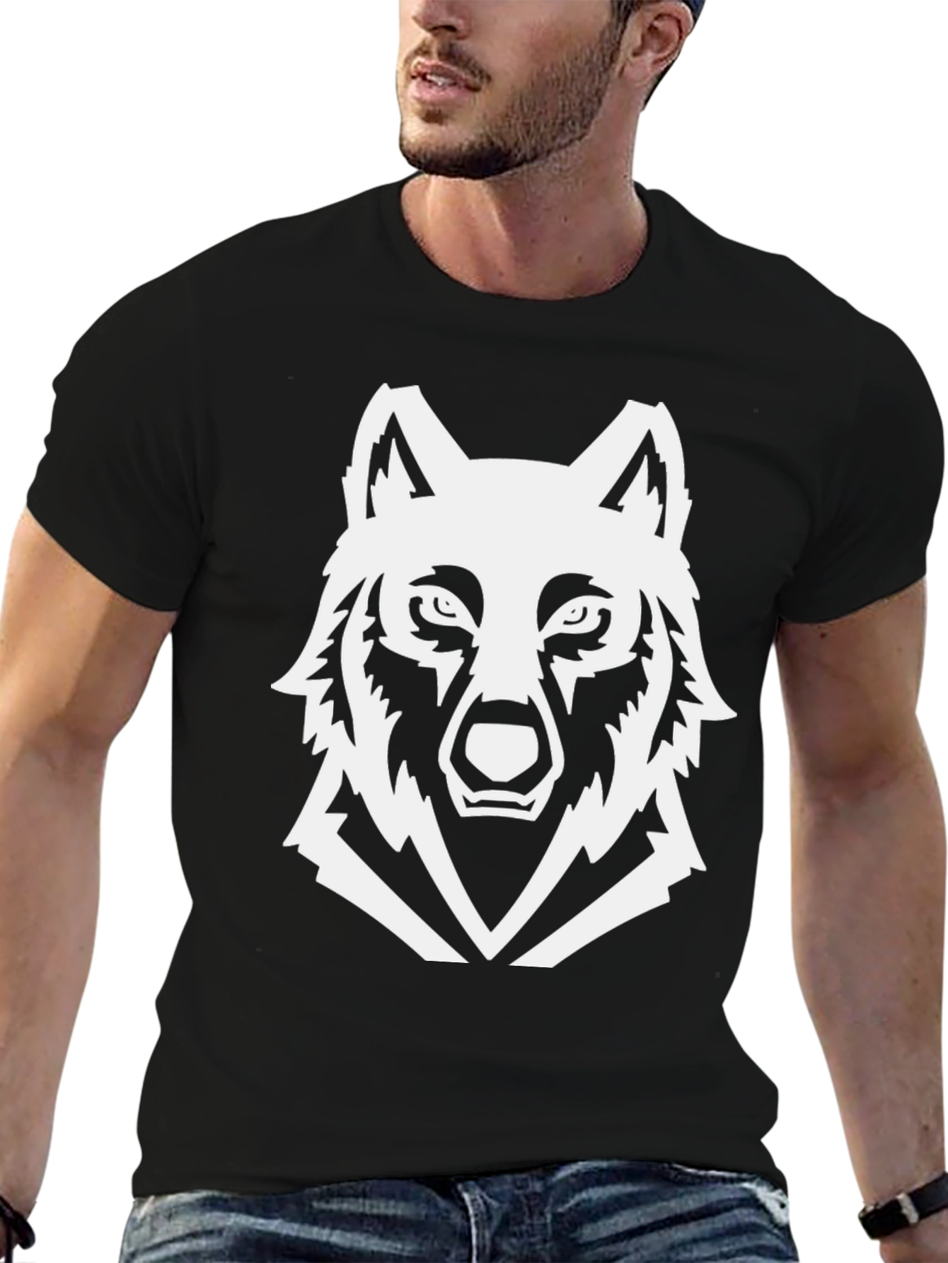 Black Wolf Graphic Tee
