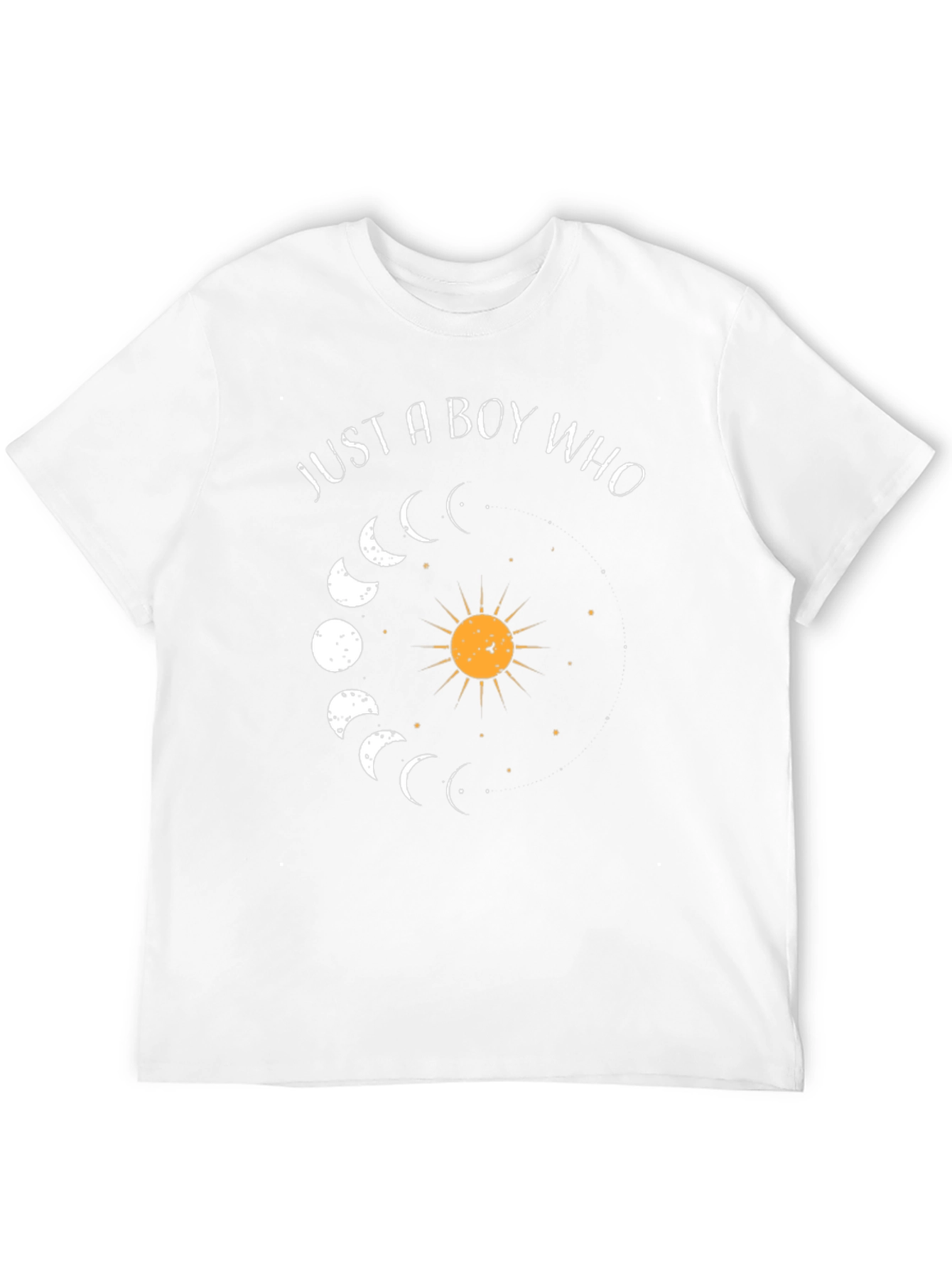 Just a Boy Who Loves the Moon Phases T-Shirt
