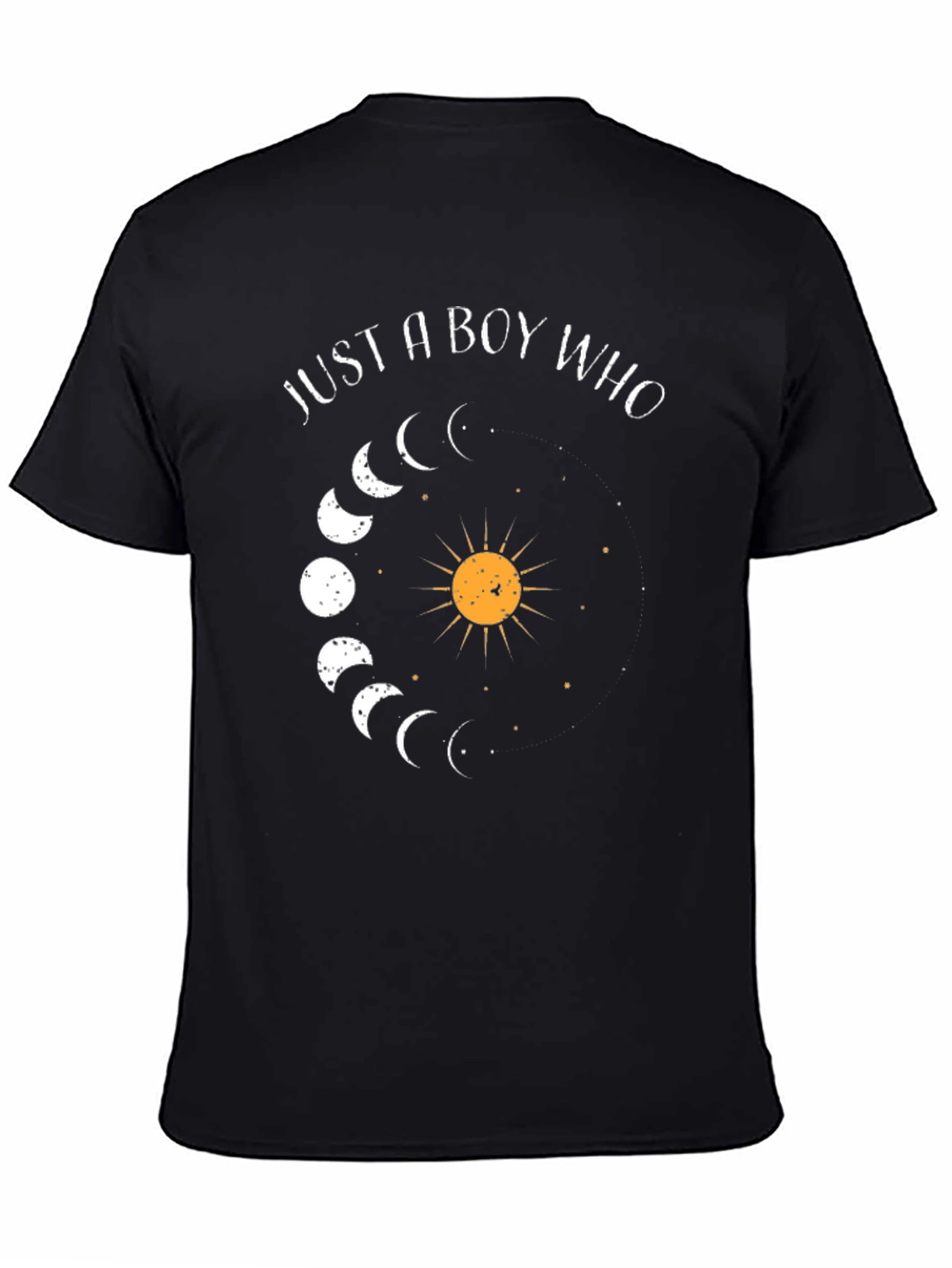 Just a Boy Who Loves the Moon Phases T-Shirt