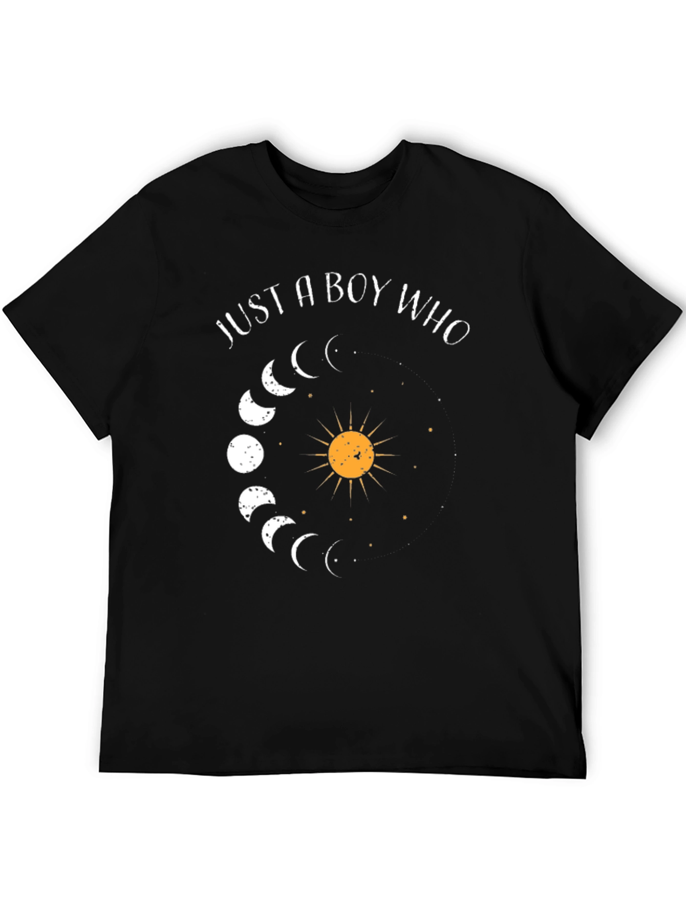 Just a Boy Who Loves the Moon Phases T-Shirt
