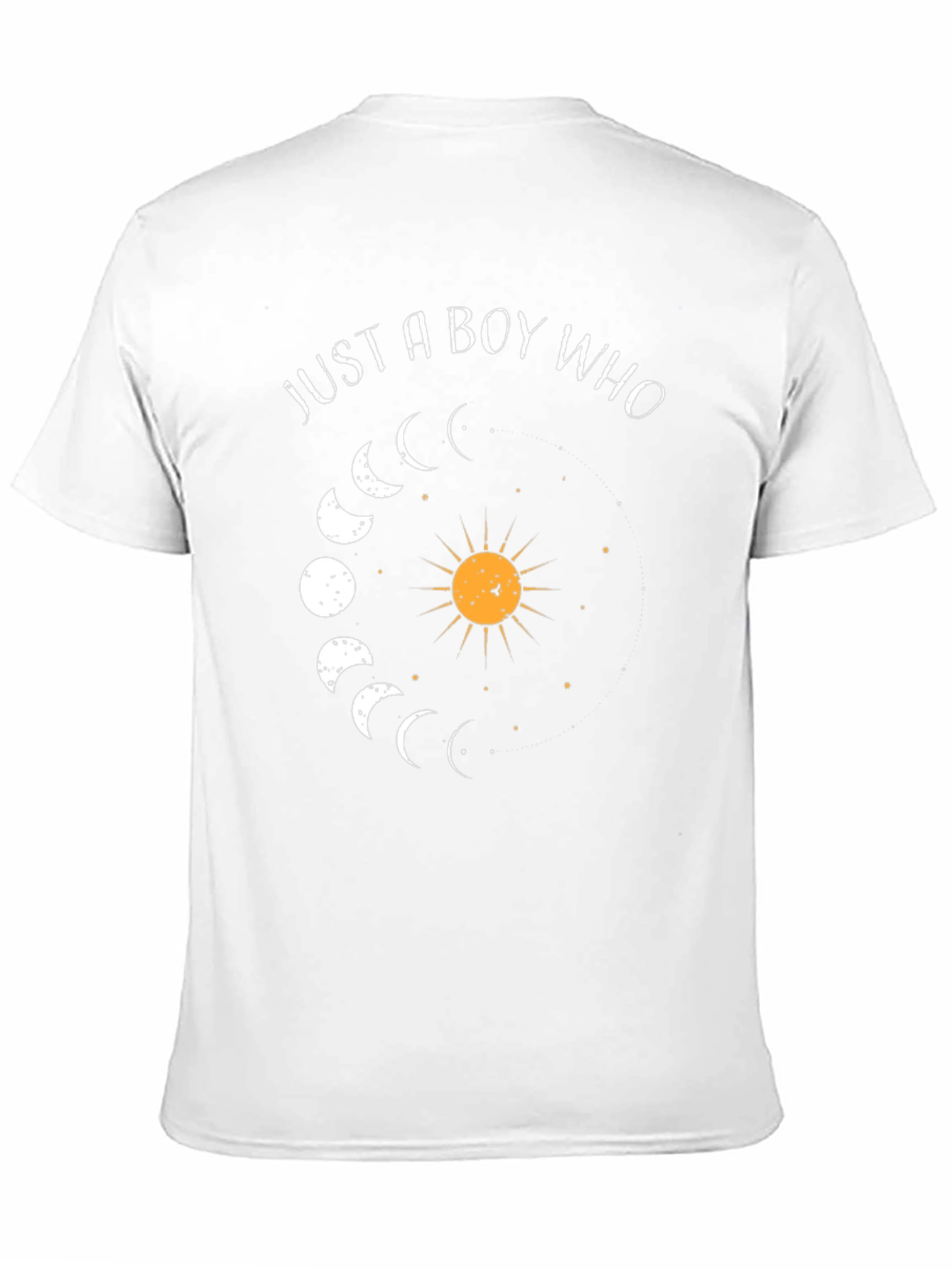 Just a Boy Who Loves the Moon Phases T-Shirt