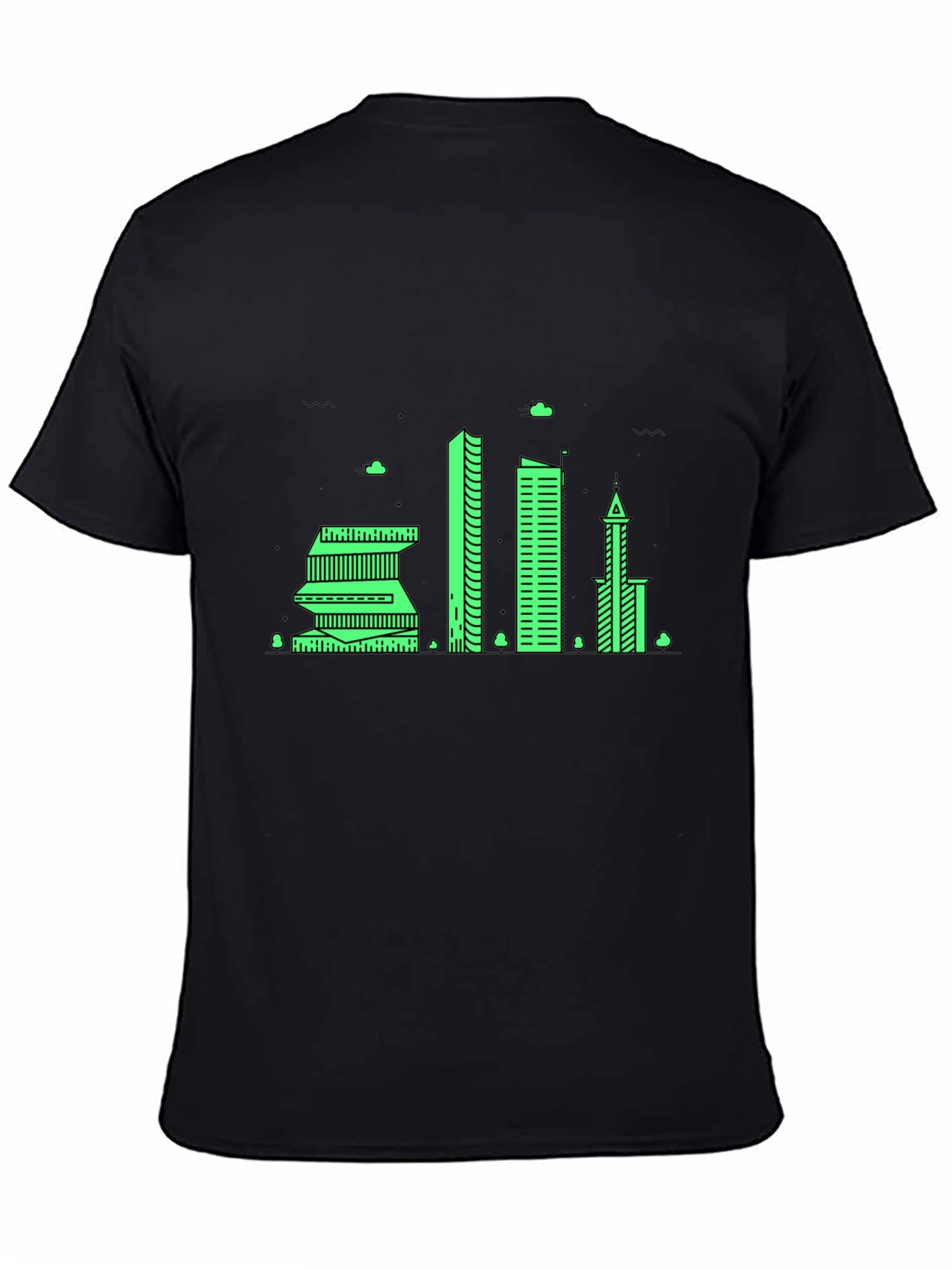 Cityscape Graphic Tee - Modern Urban Design