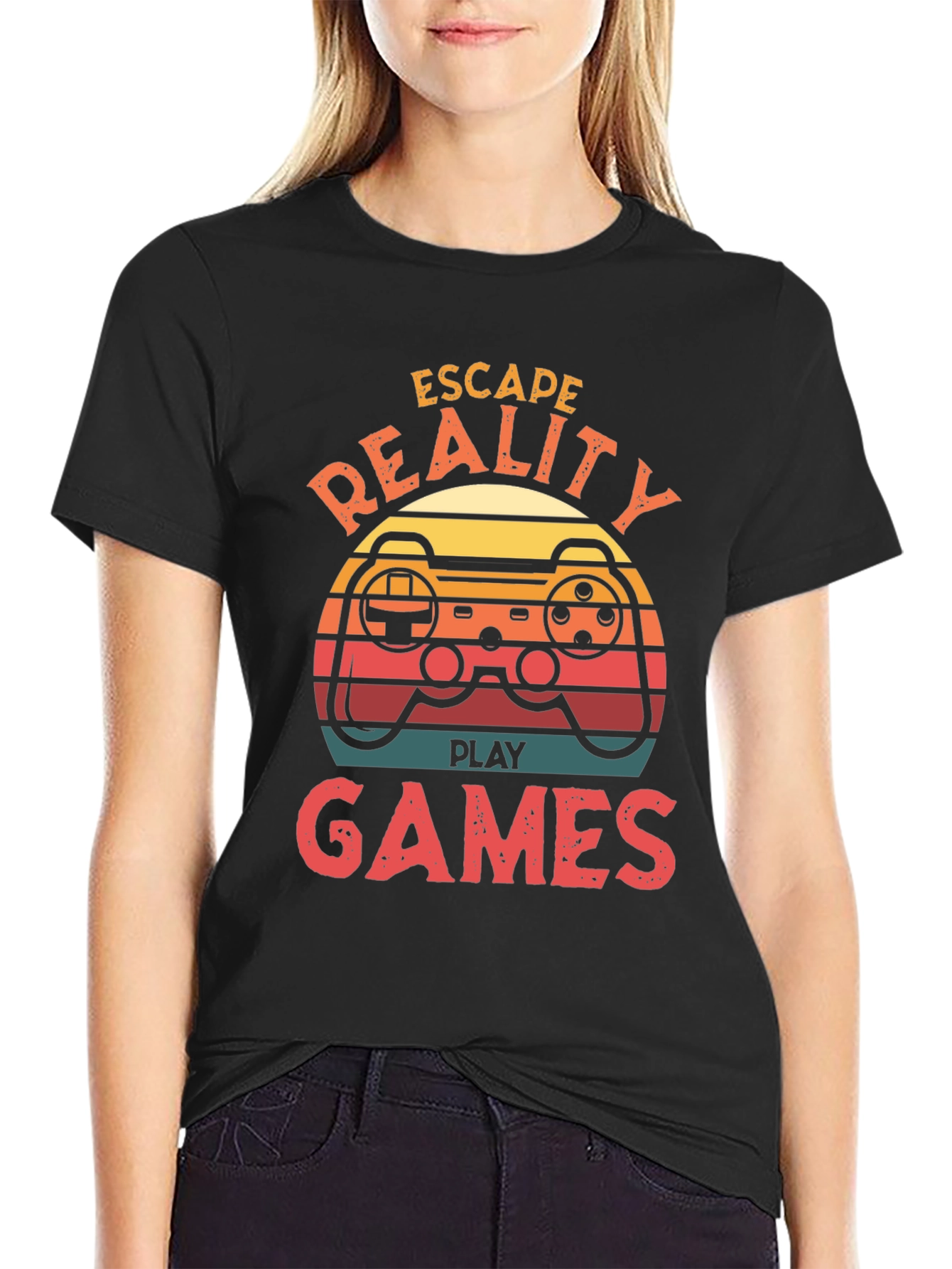 Escape Reality Play Games Graphic T-Shirt