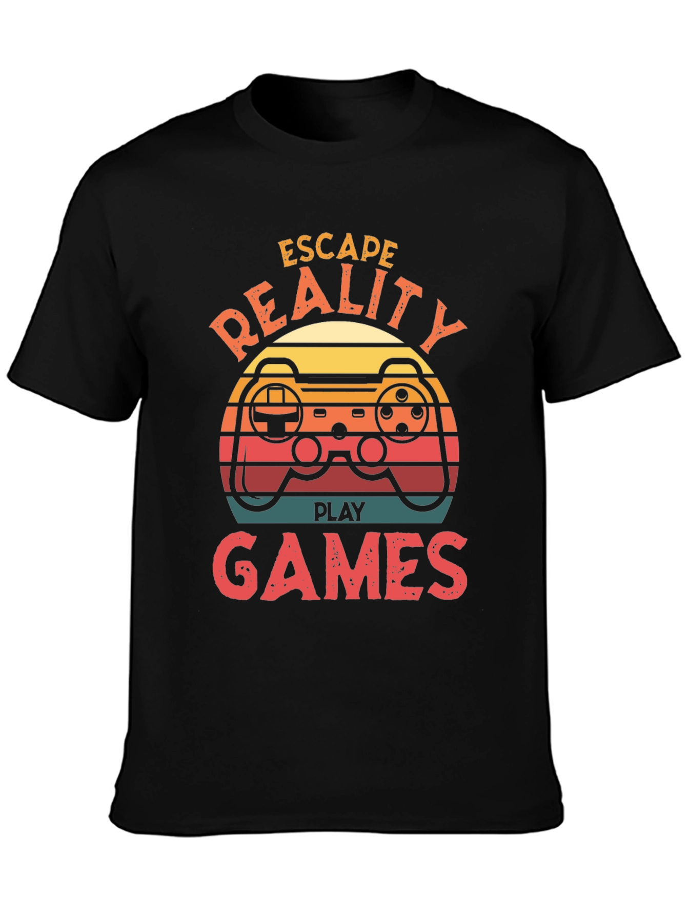 Escape Reality Play Games Graphic T-Shirt