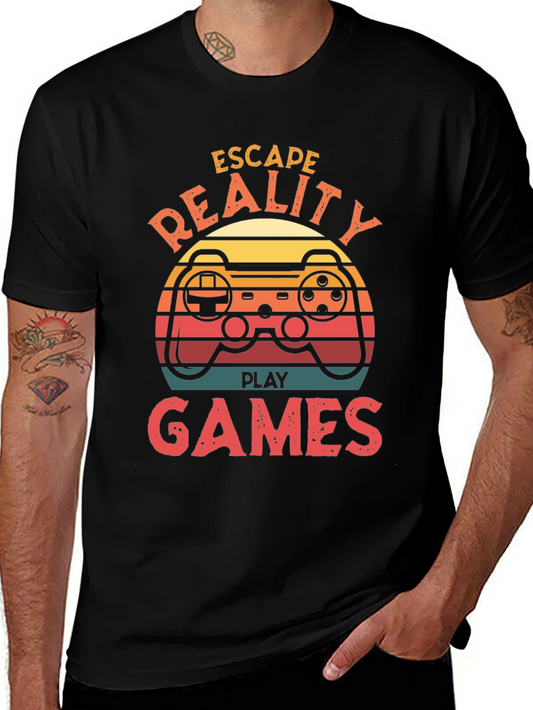 Escape Reality Play Games Graphic T-Shirt