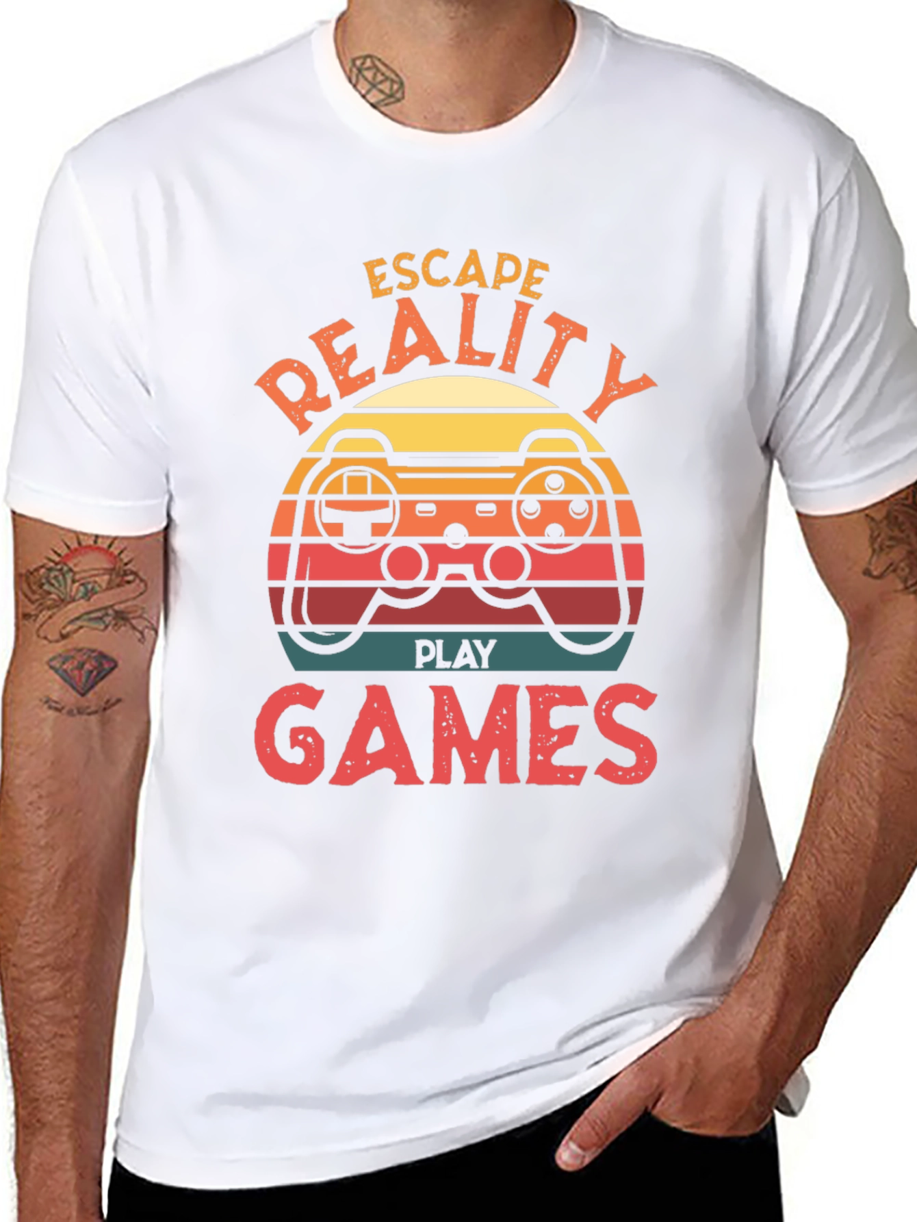 Escape Reality Play Games Graphic T-Shirt