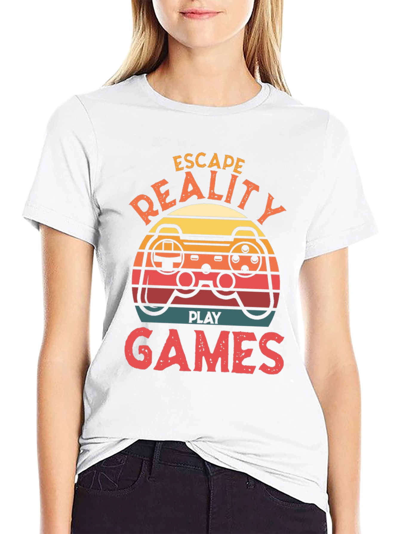 Escape Reality Play Games Graphic T-Shirt