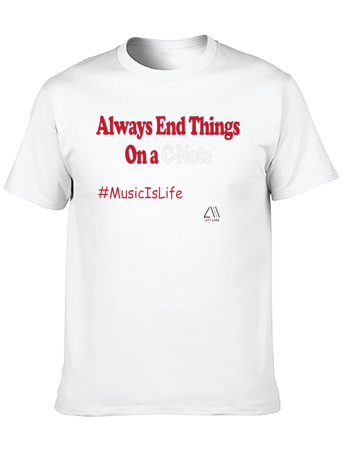 Music Is Life C-Note T-Shirt