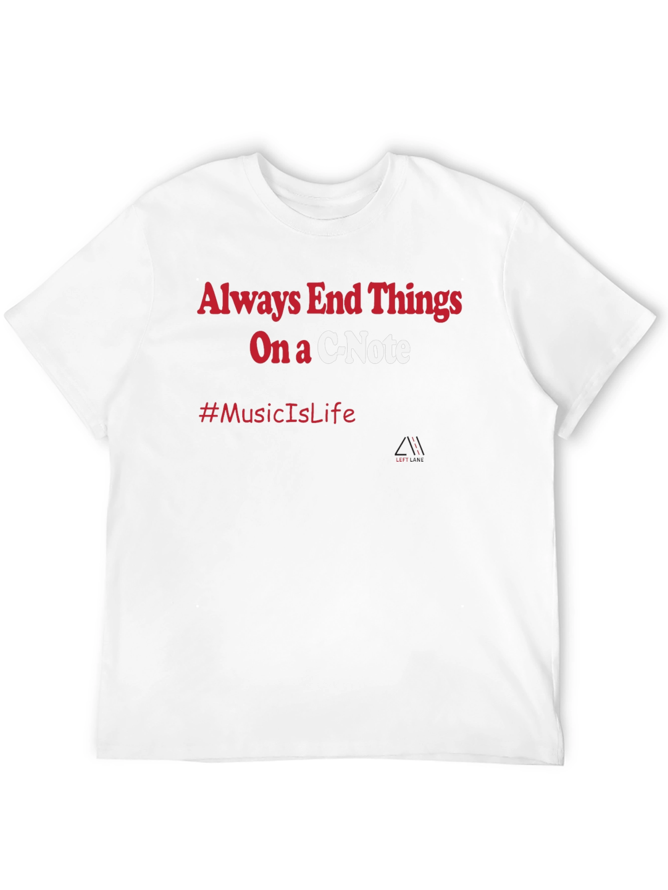 Music Is Life C-Note T-Shirt