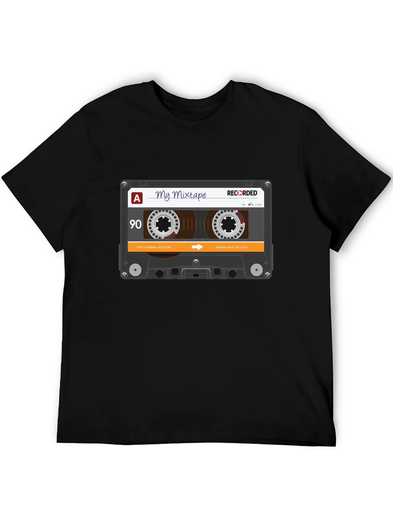 My Mixtape Graphic T-Shirt - Retro Cassette Design