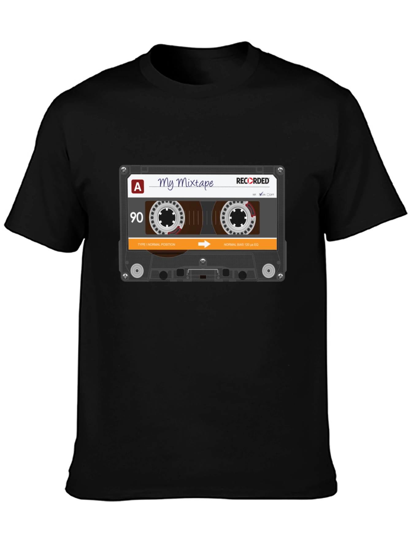 My Mixtape Graphic T-Shirt - Retro Cassette Design
