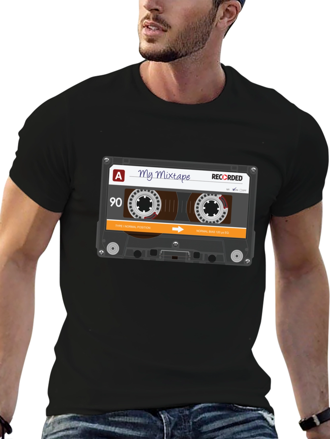 My Mixtape Graphic T-Shirt - Retro Cassette Design