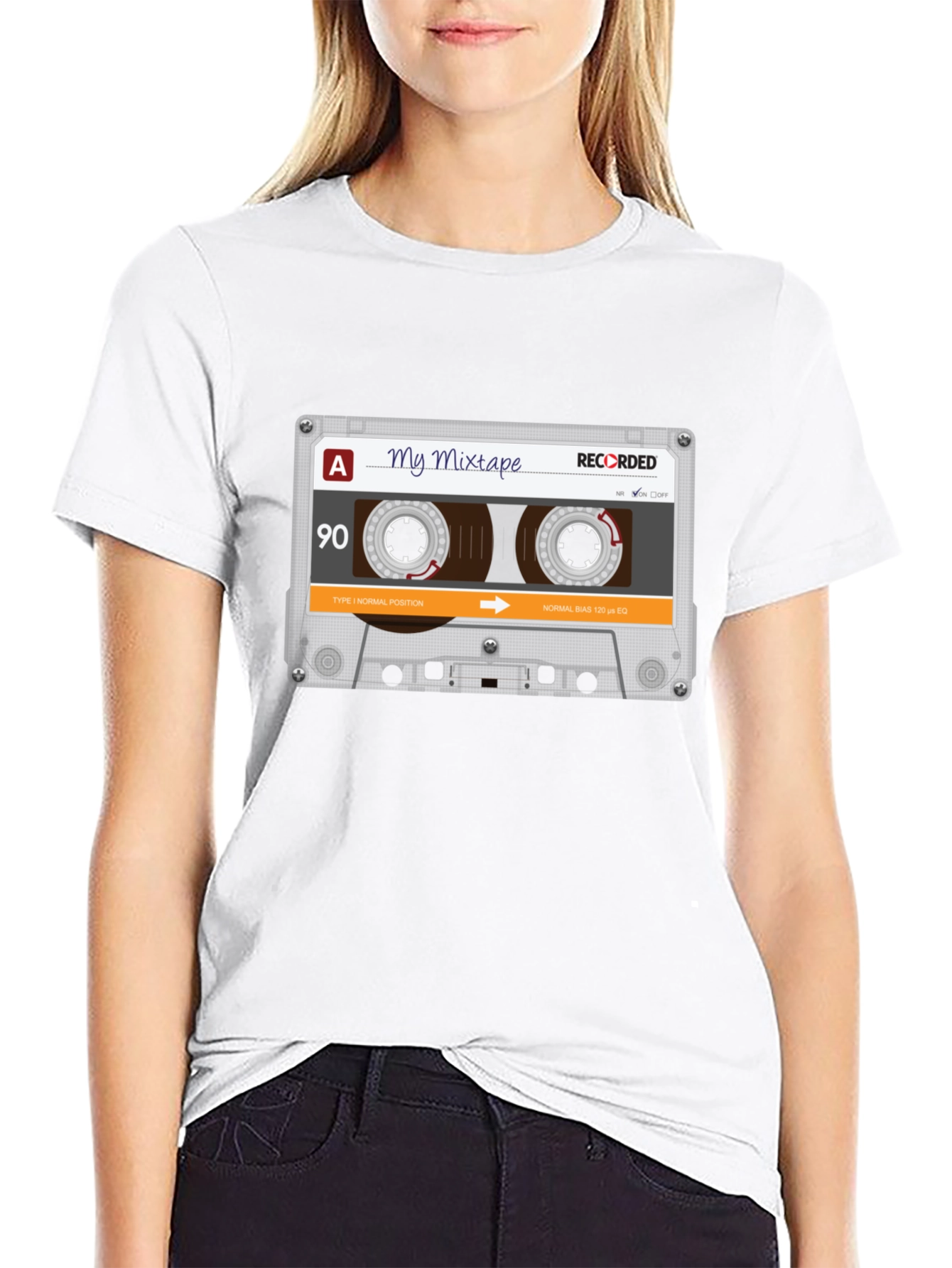 My Mixtape Graphic T-Shirt - Retro Cassette Design