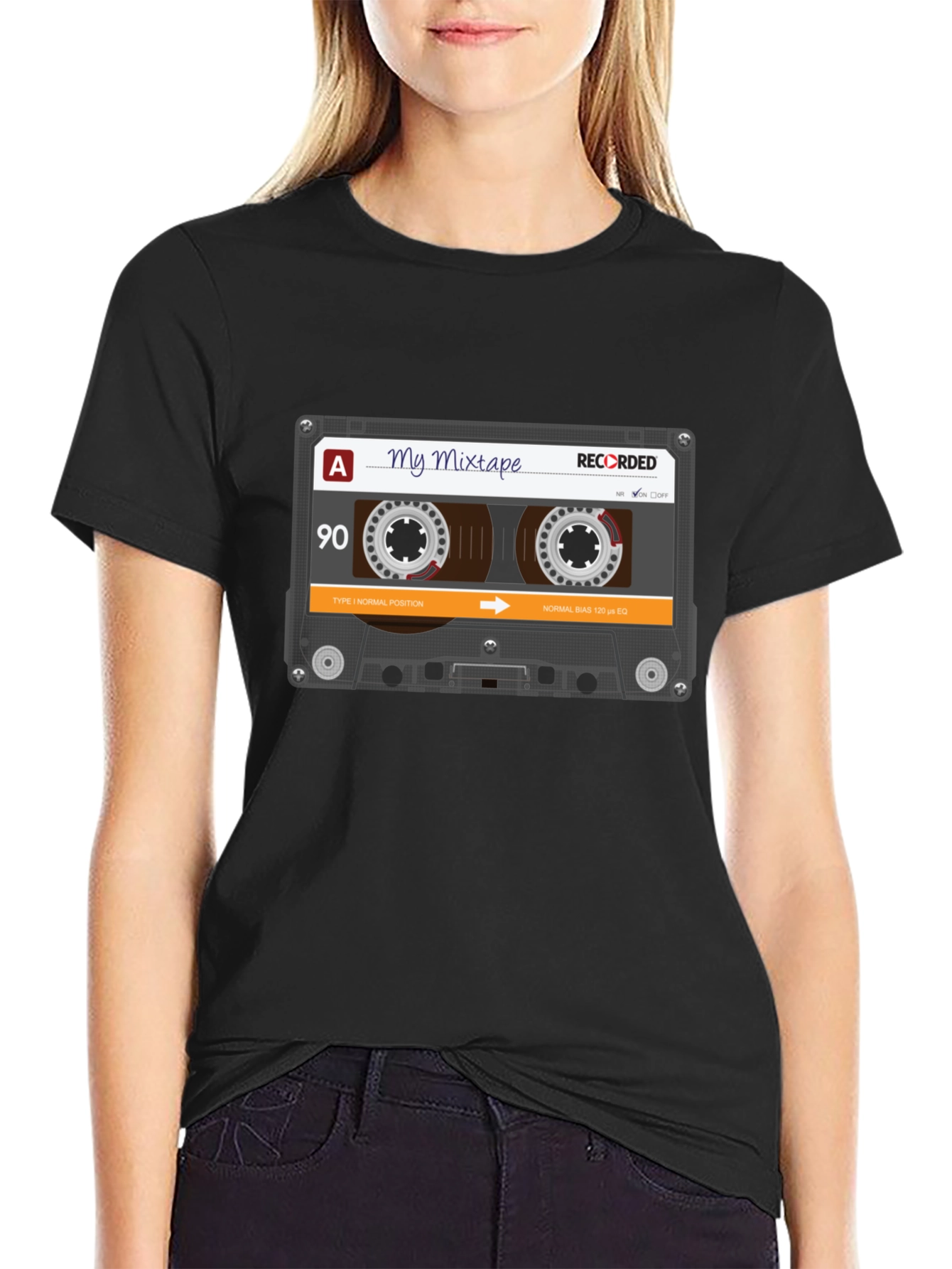 My Mixtape Graphic T-Shirt - Retro Cassette Design