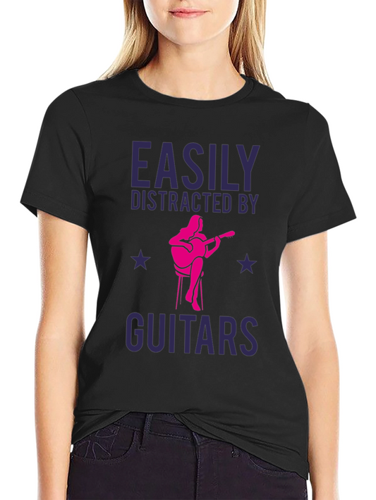 Easily Distracted By Guitars T-Shirt
