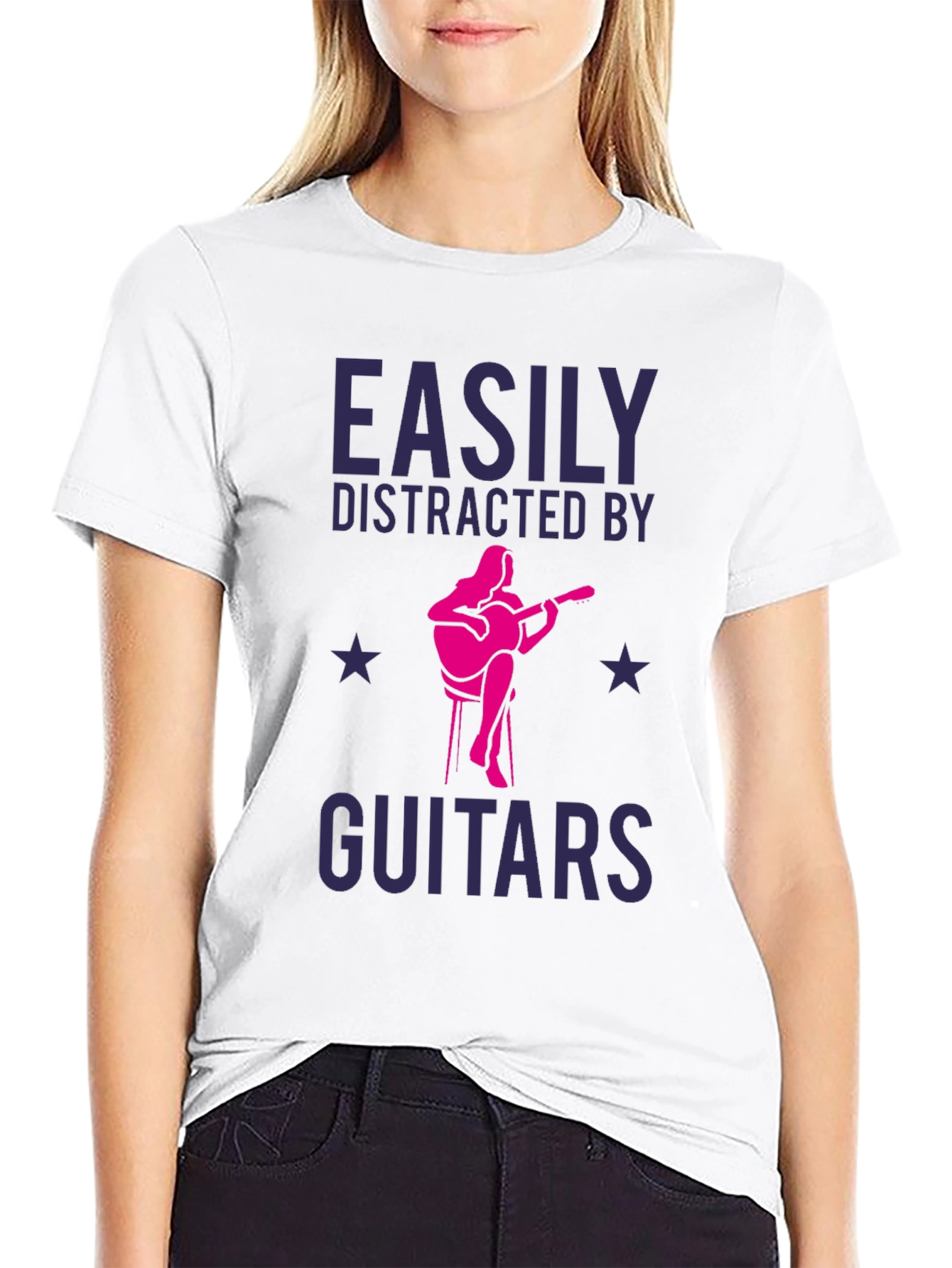 Easily Distracted By Guitars T-Shirt