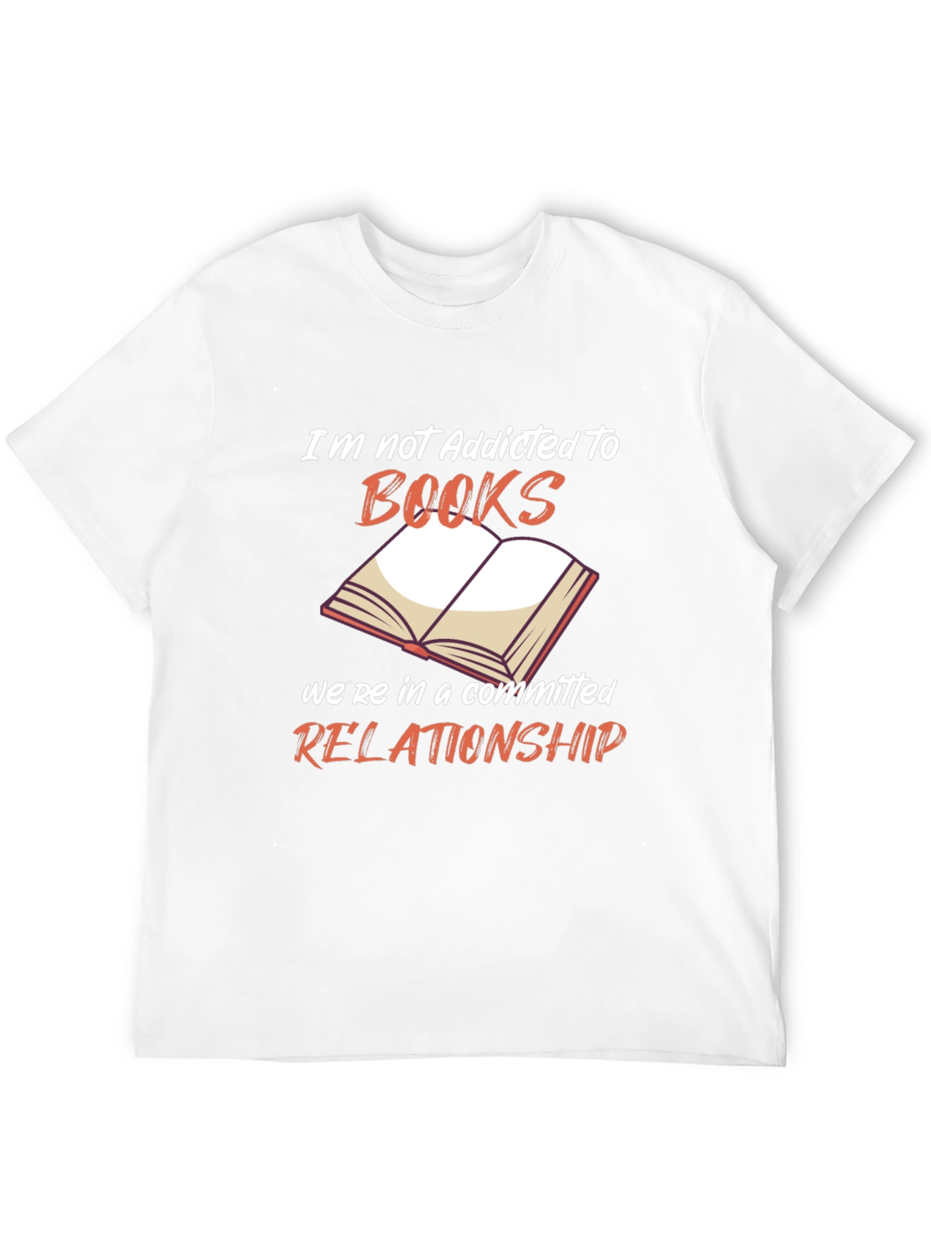 Book Lover T-Shirt - Addicted to Books Design