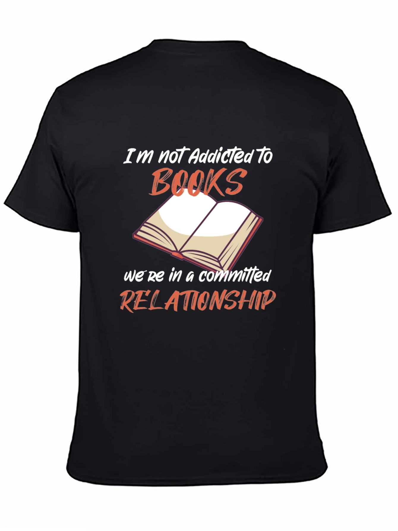 Book Lover T-Shirt - Addicted to Books Design