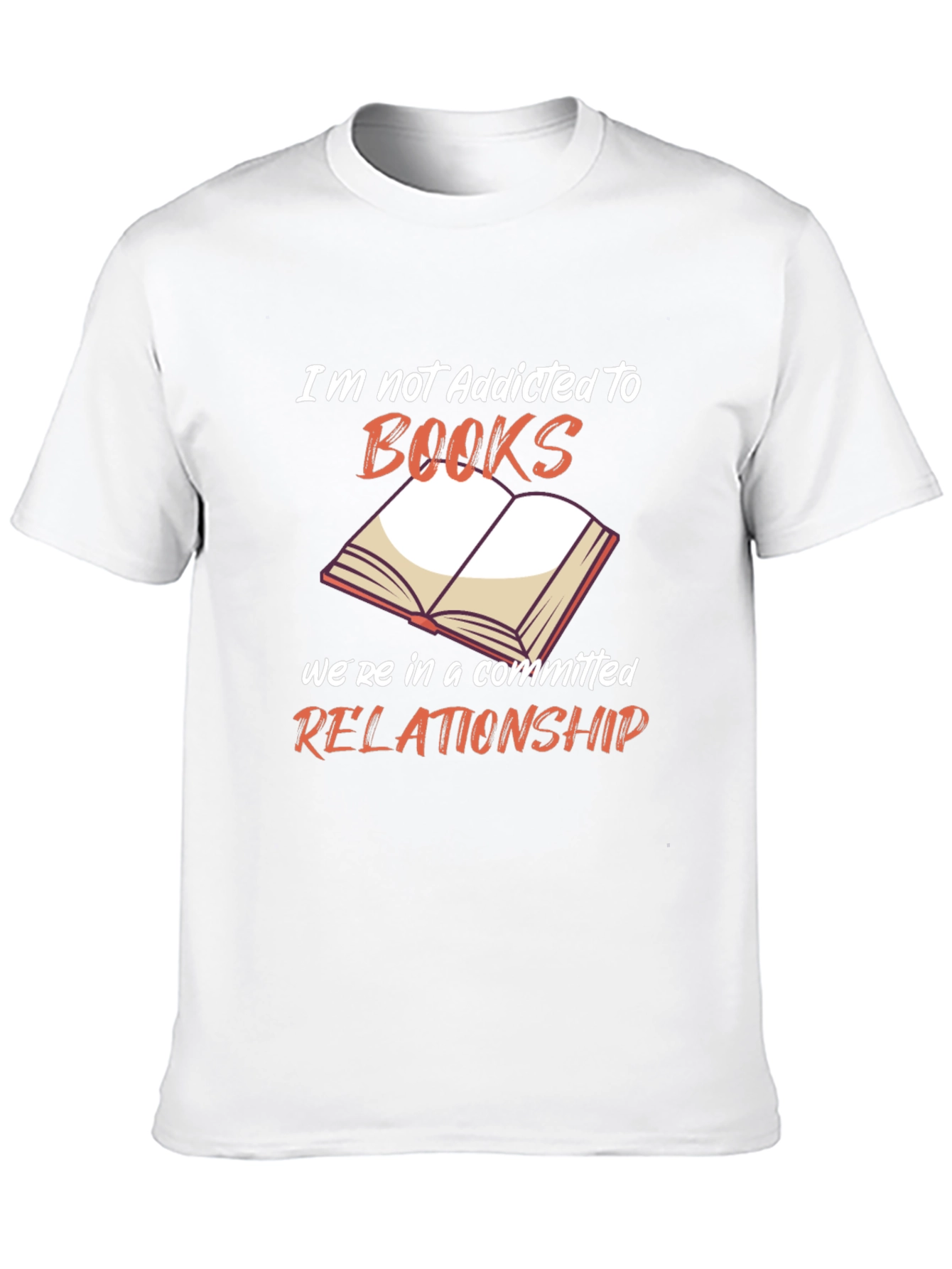 Book Lover T-Shirt - Addicted to Books Design