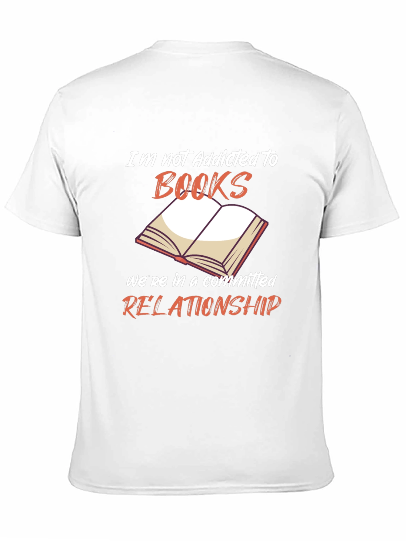 Book Lover T-Shirt - Addicted to Books Design