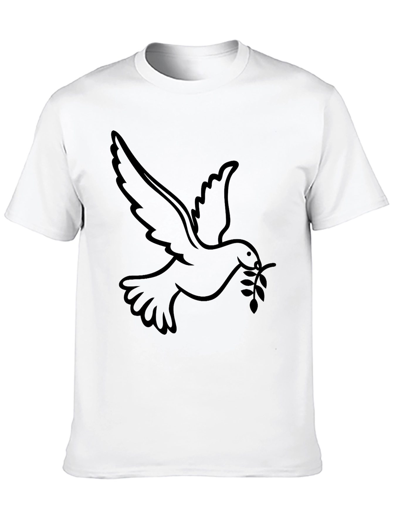 Peace Dove Graphic T-Shirt - Classic Black Tee