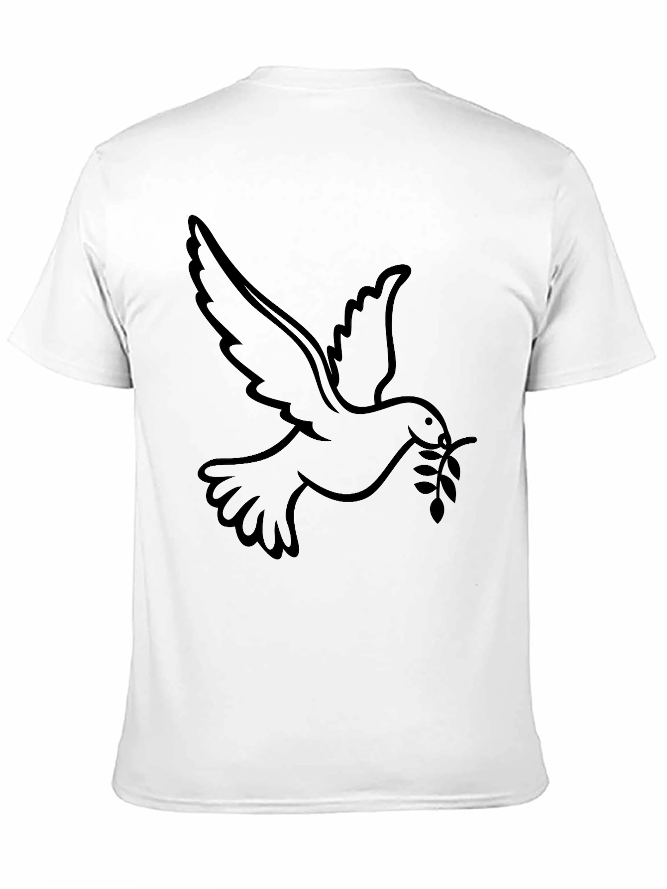 Peace Dove Graphic T-Shirt - Classic Black Tee