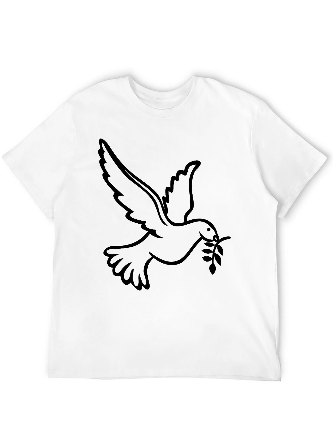 Peace Dove Graphic T-Shirt - Classic Black Tee